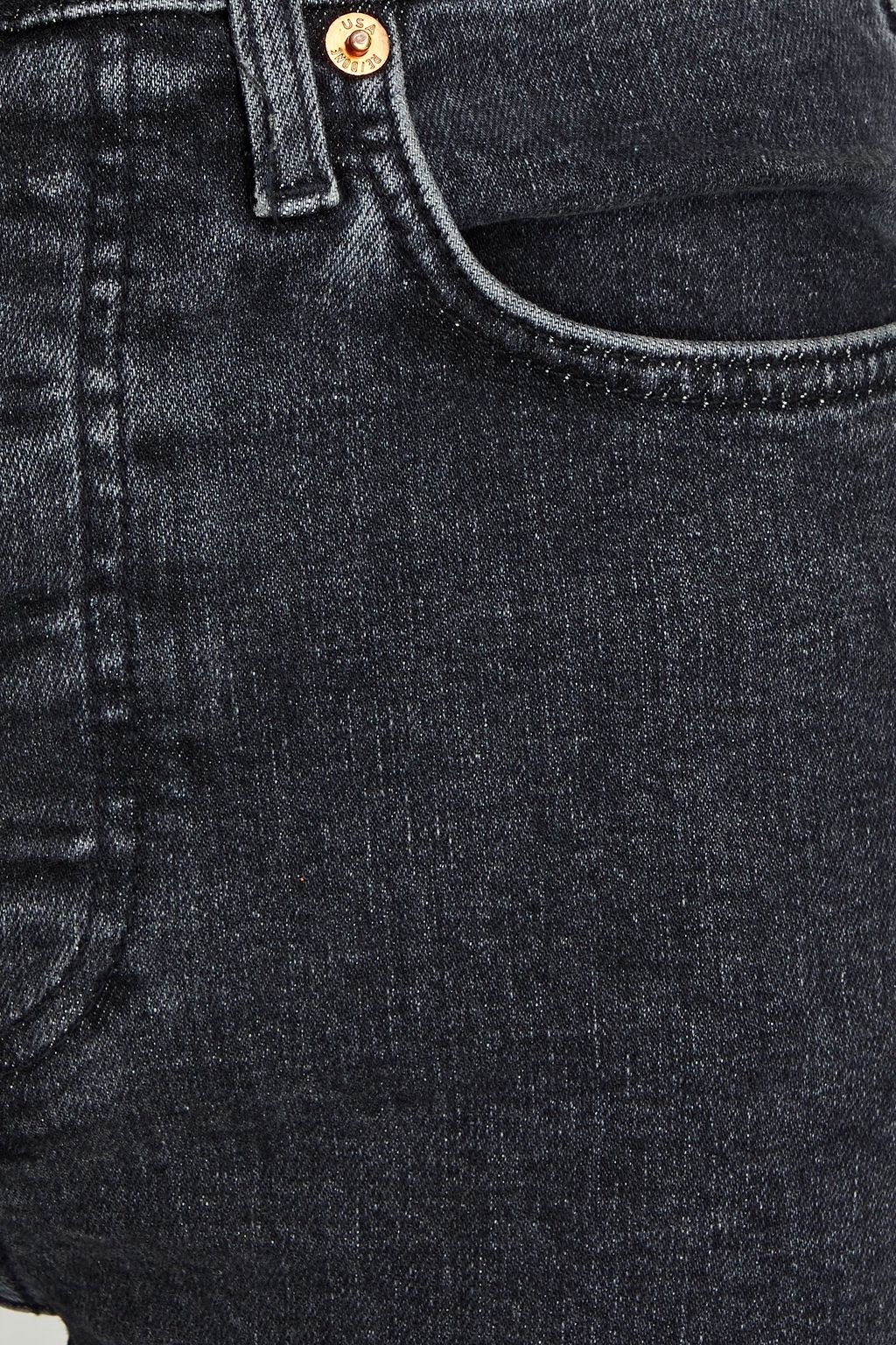RE/DONE Cropped high-rise straight-leg jeans