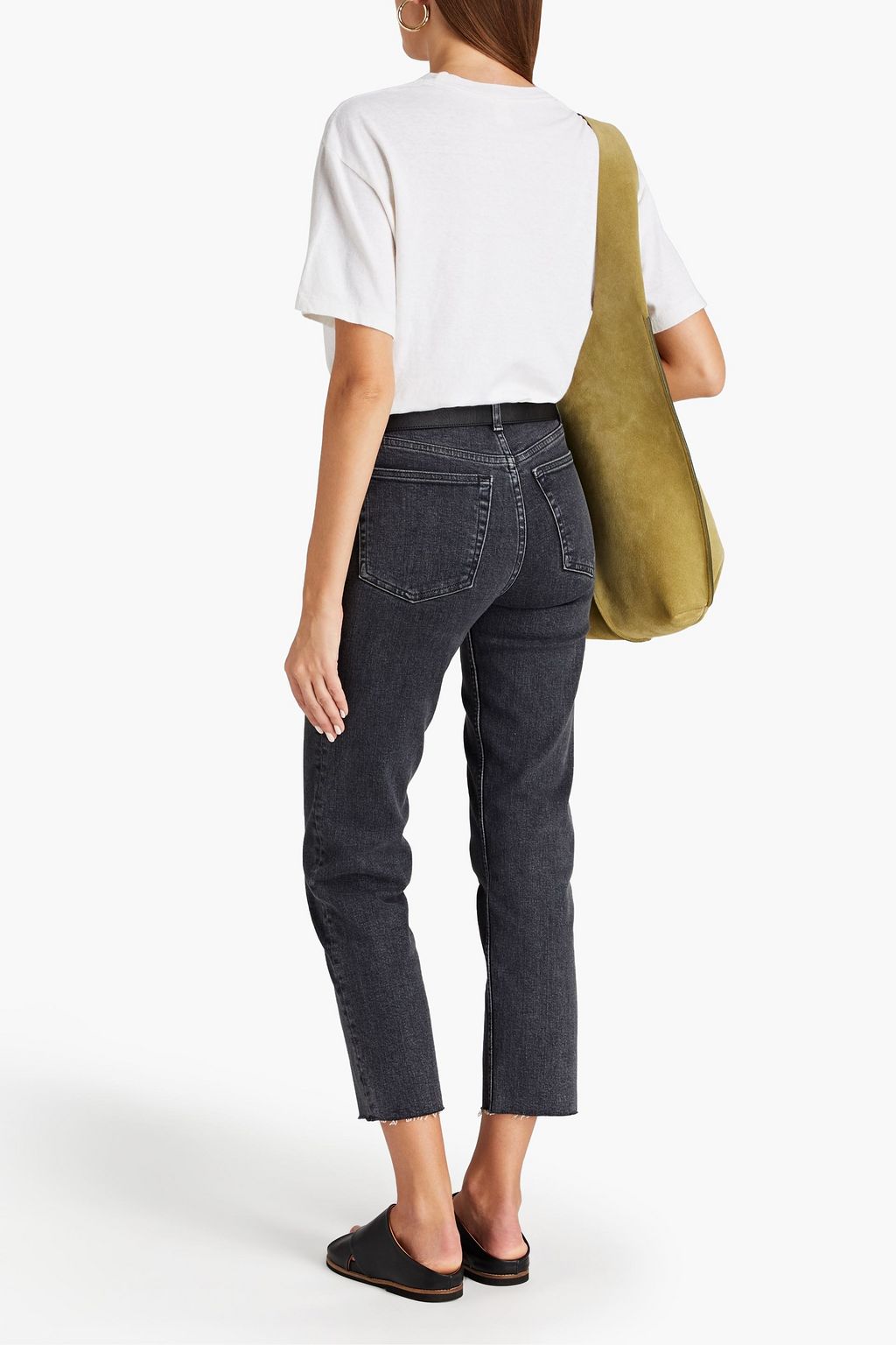 RE/DONE Cropped high-rise straight-leg jeans
