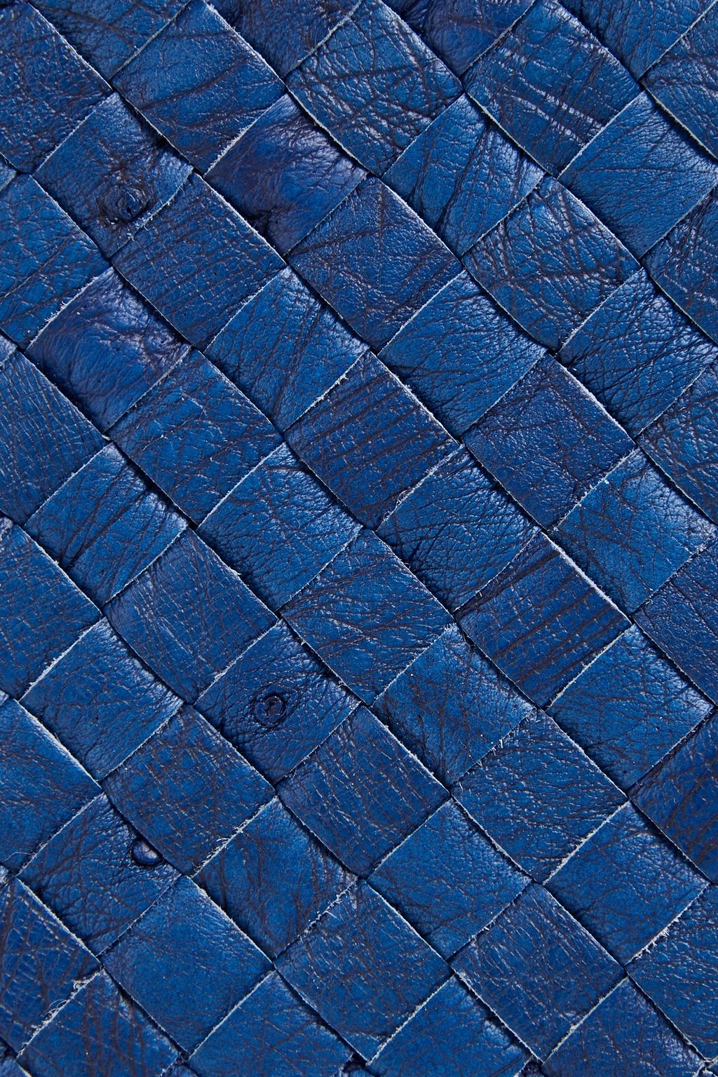 BOTTEGA VENETA Intrecciato ostrich-effect leather wallet