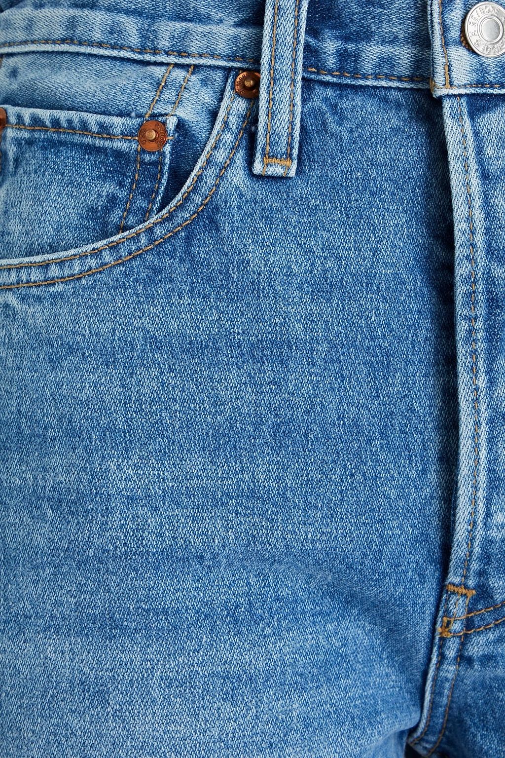 RE/DONE High-rise straight-leg jeans