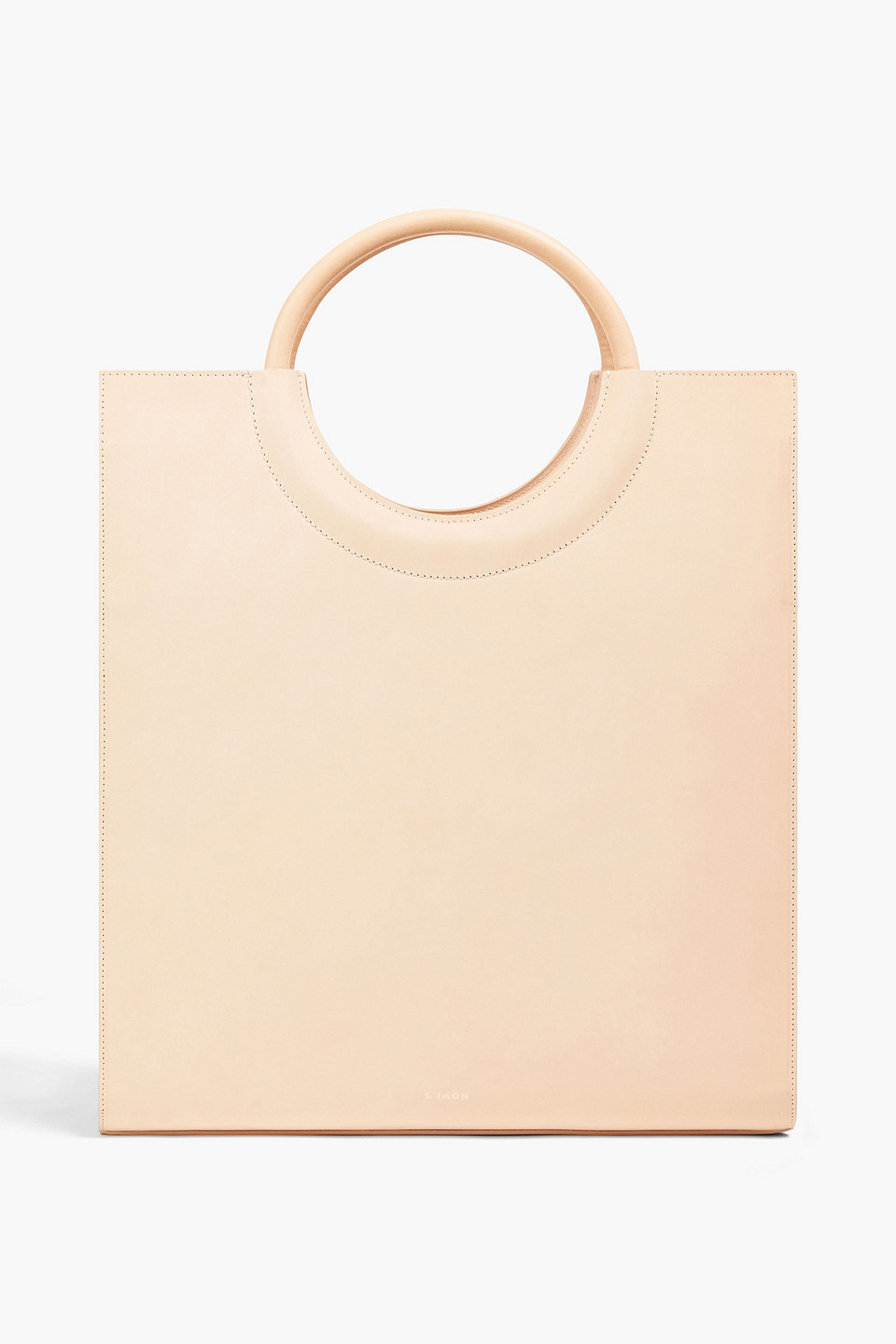 S.joon Leather Tote In White