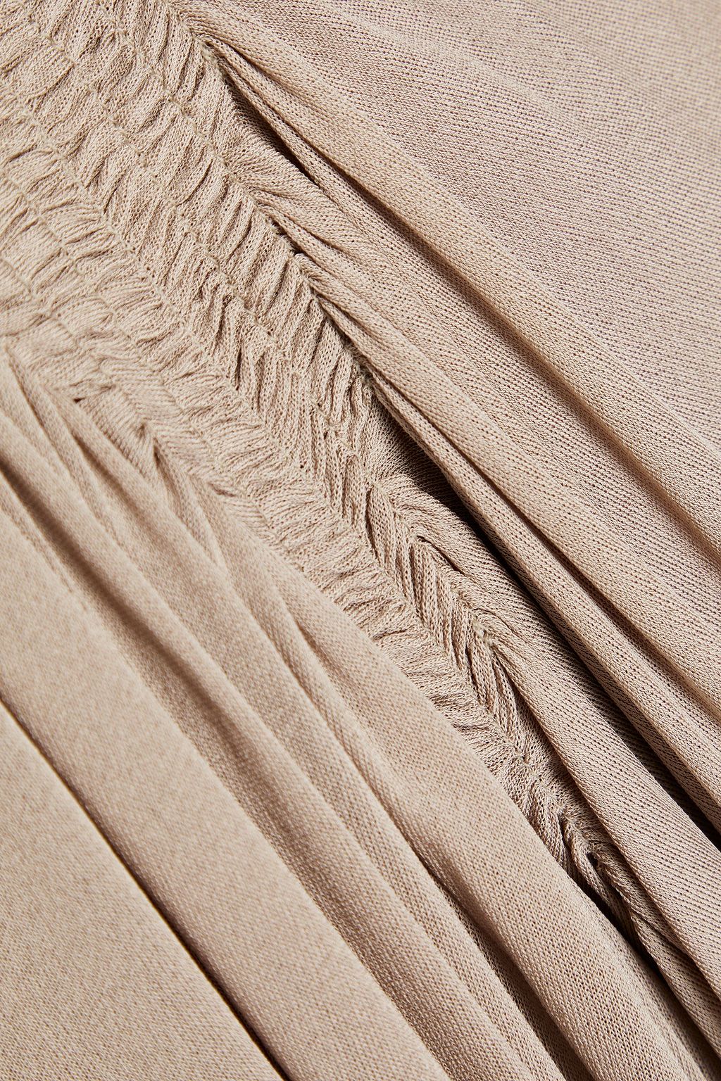 CHLOÉ Draped jersey midi skirt