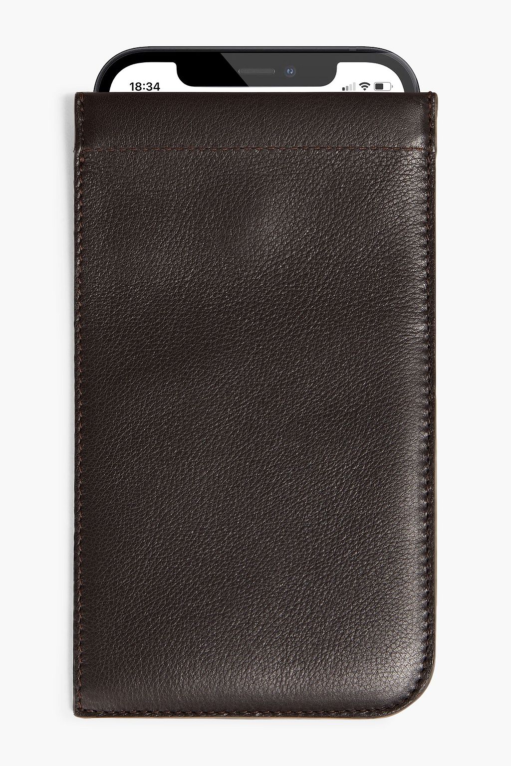 LEMAIRE Leather phone pouch