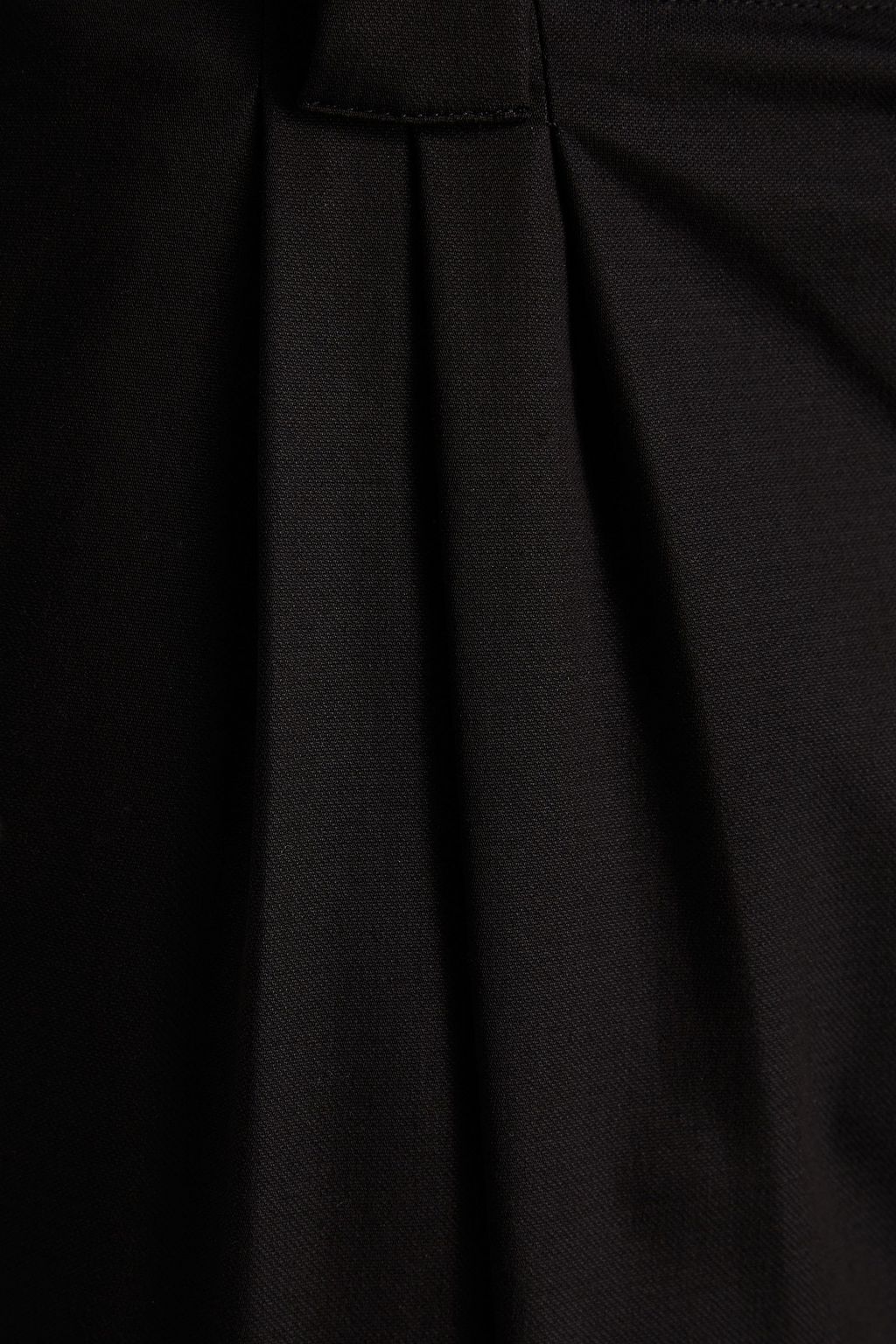 DOLCE&GABBANA Tapered pleated cotton-blend pants