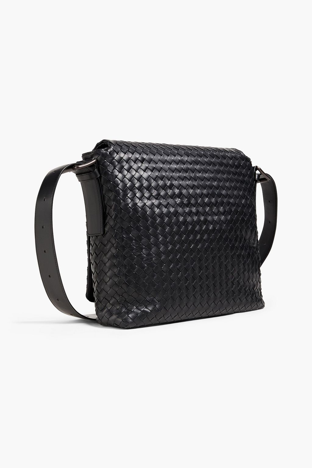 BOTTEGA VENETA Intrecciato leather messenger bag