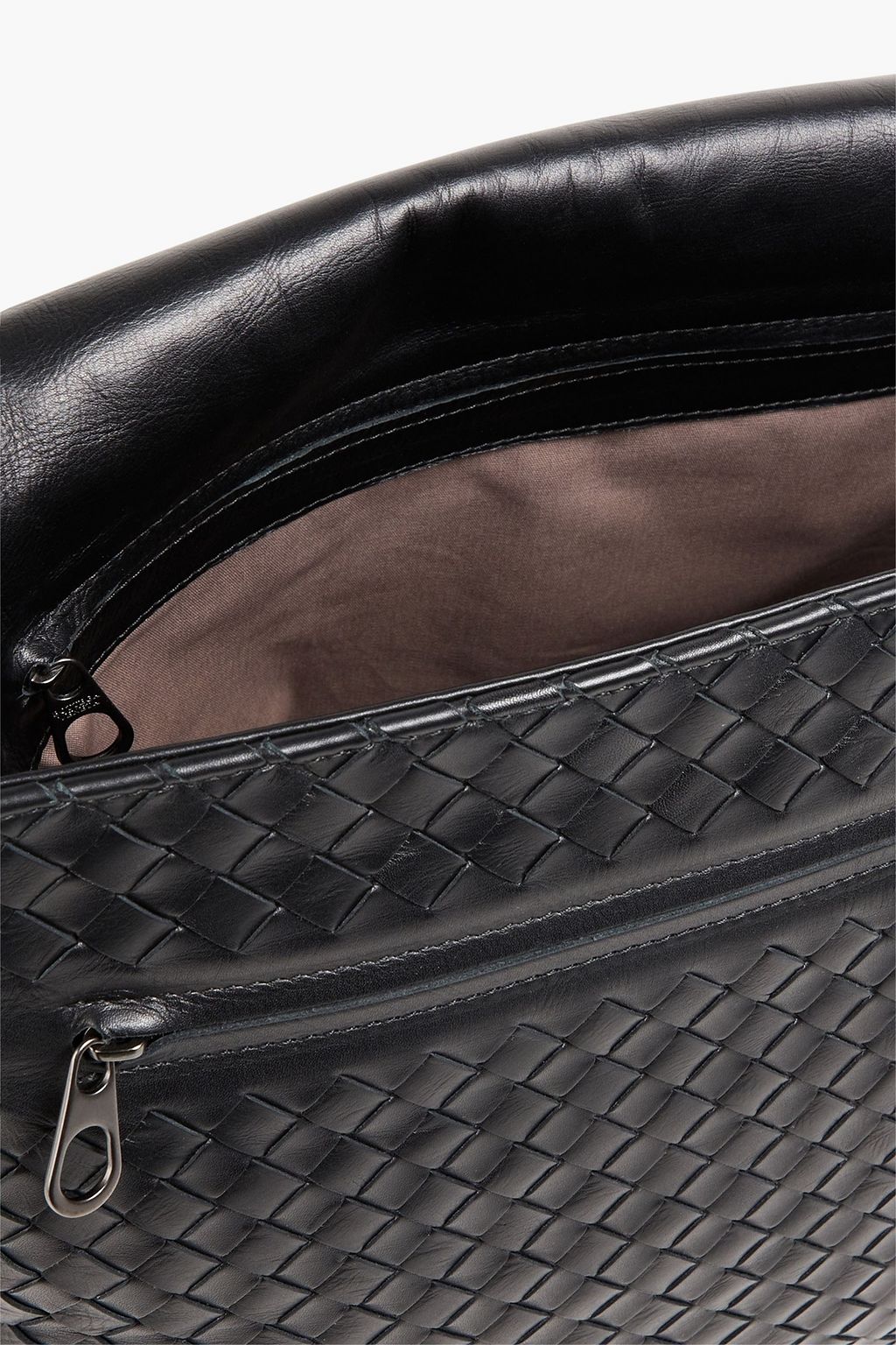 BOTTEGA VENETA Intrecciato leather messenger bag