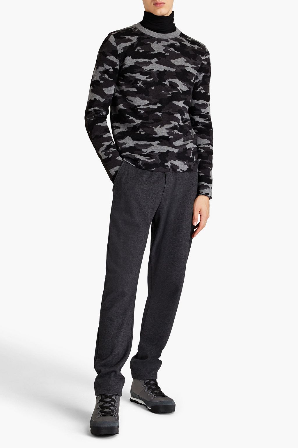 AZTECH MOUNTAIN Camouflage-print wool sweater