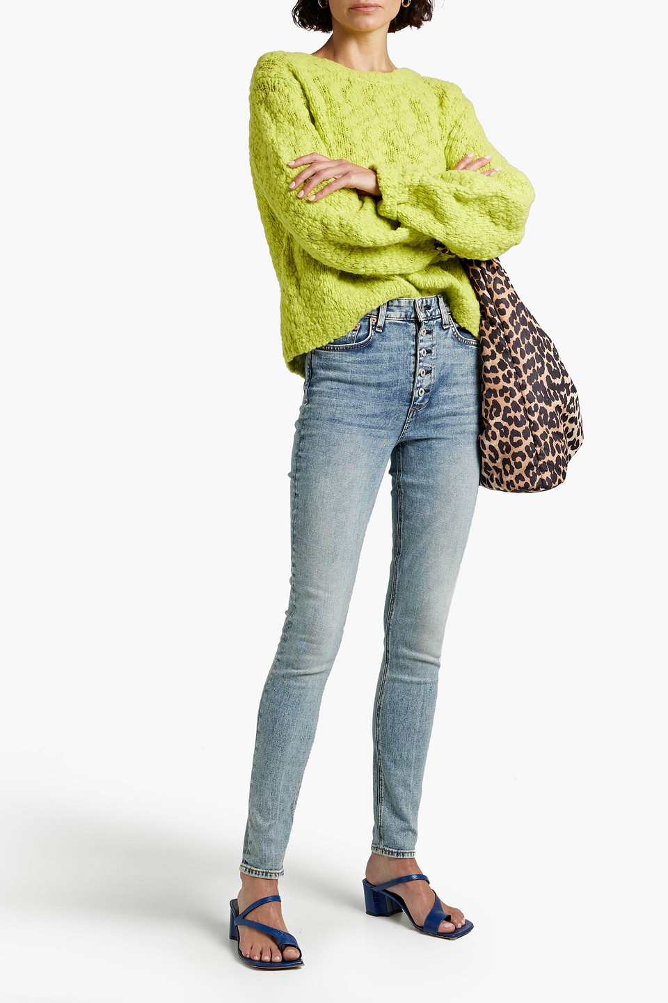RAG & BONE NINA FADED HIGH-RISE SKINNY JEANS 3074457345632928729