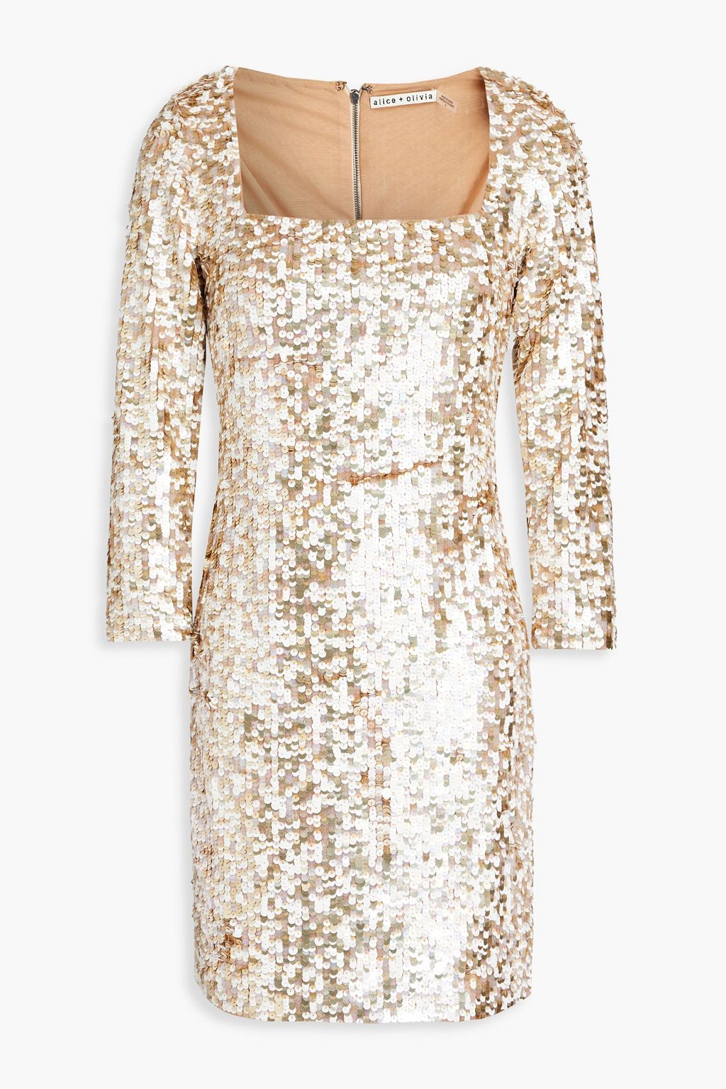 alice and olivia sequin dress