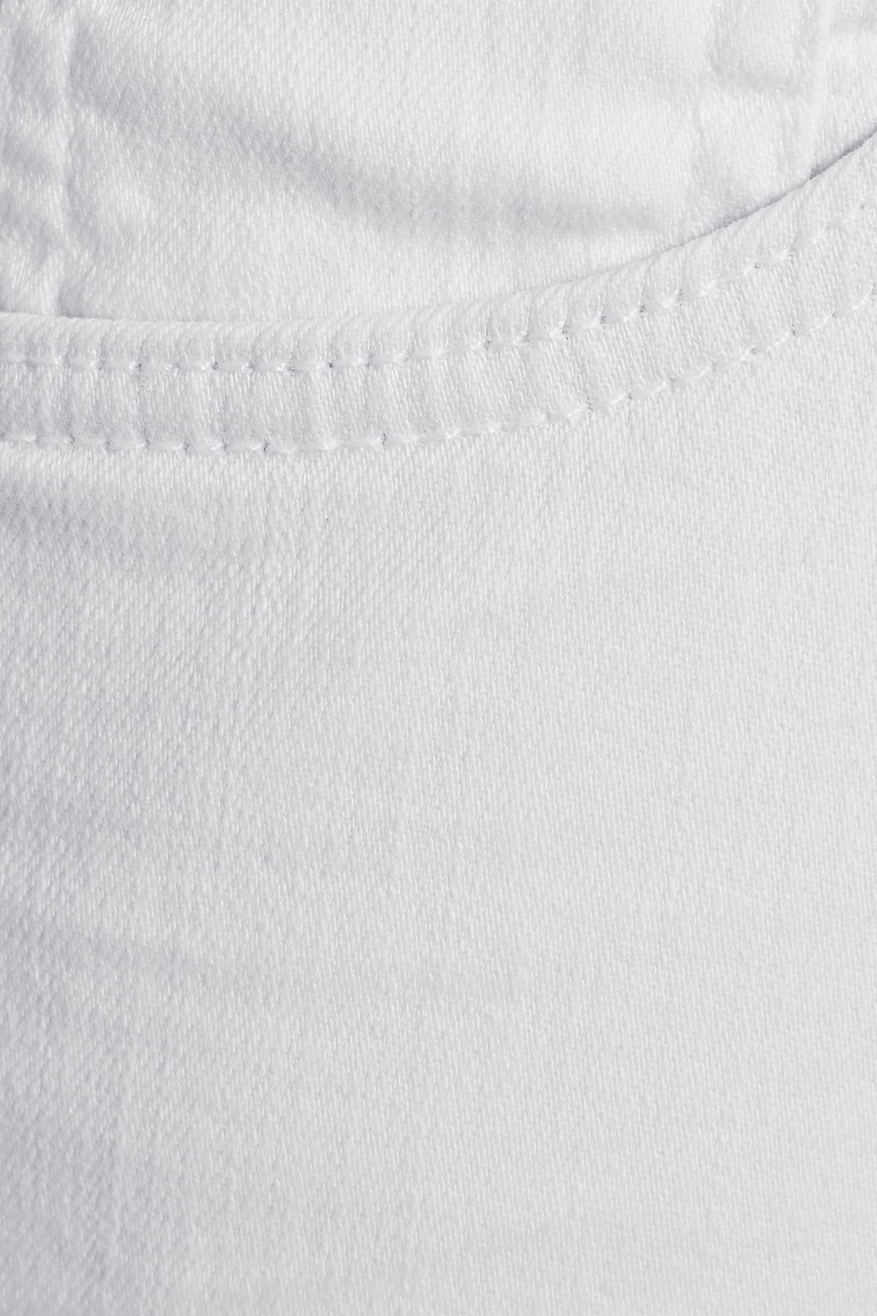Rag & Bone Mid-rise Skinny Jeans In White