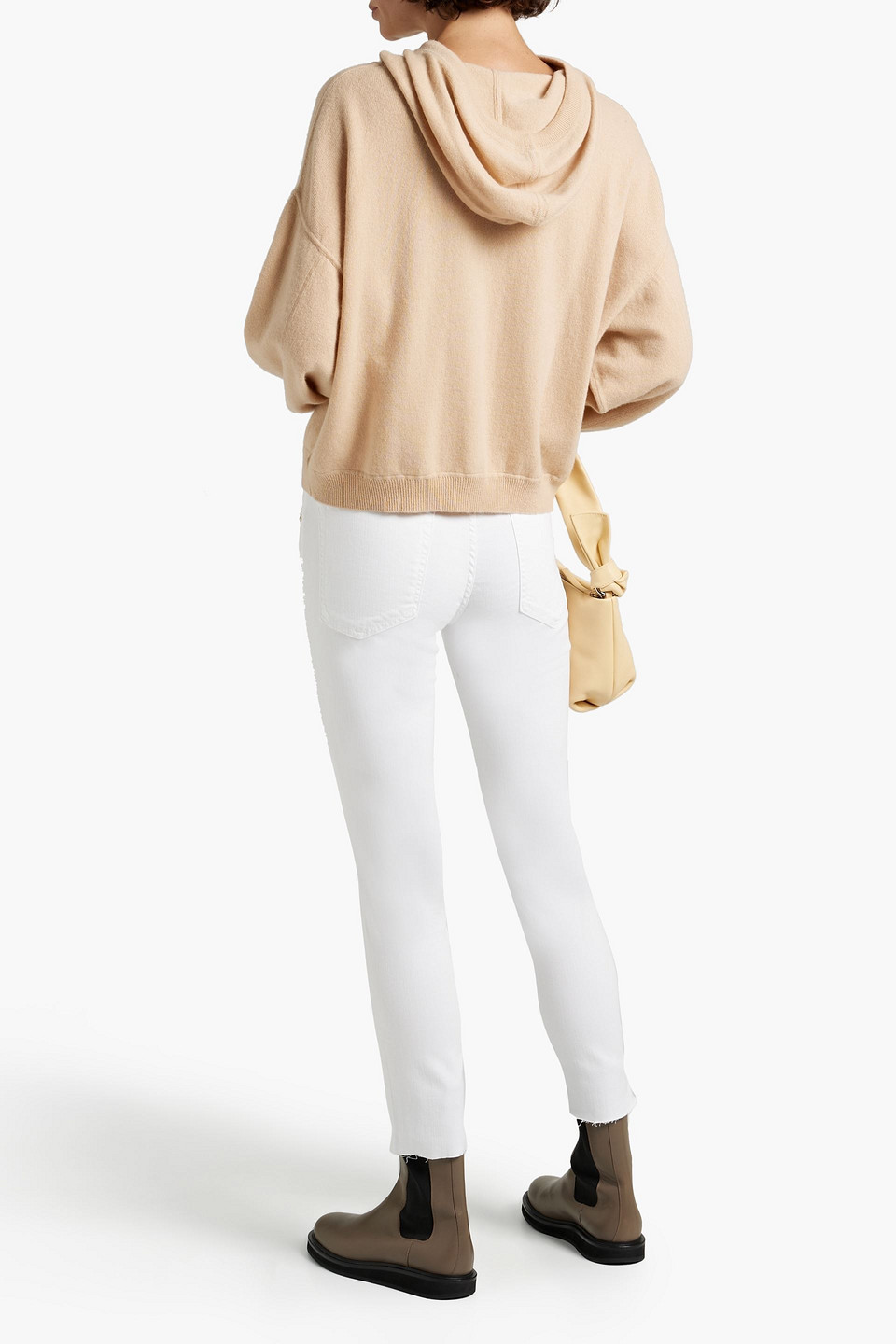 Shop Rag & Bone Mid-rise Skinny Jeans In White