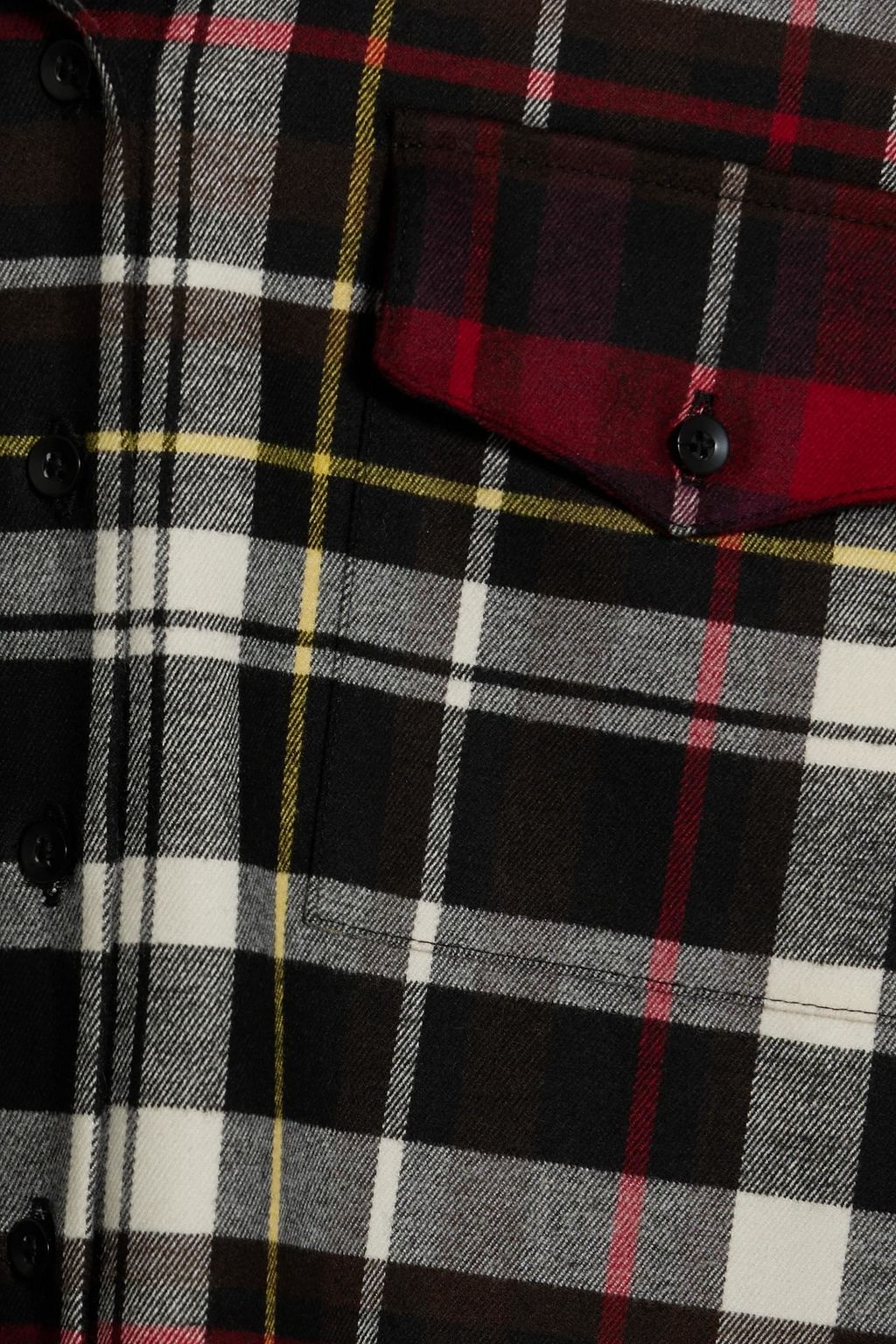 ALICE + OLIVIA Dimitra checked flannel shirt