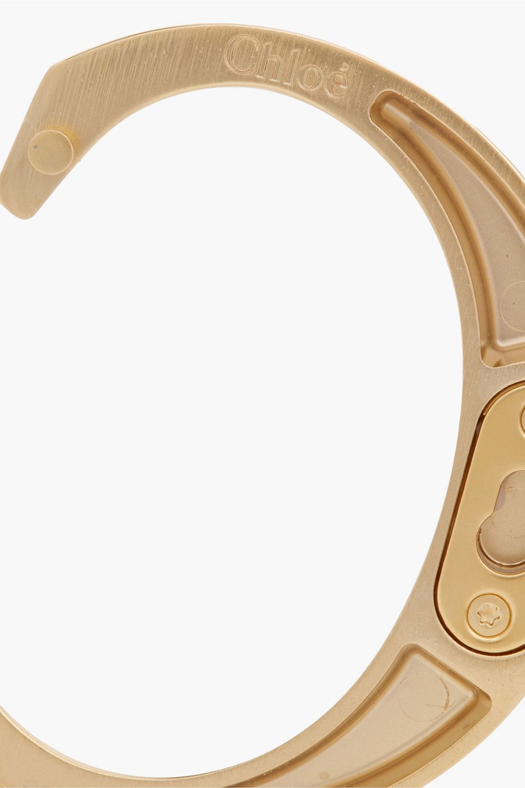 CHLOÉ حلية حقيبة بلون ذهبي