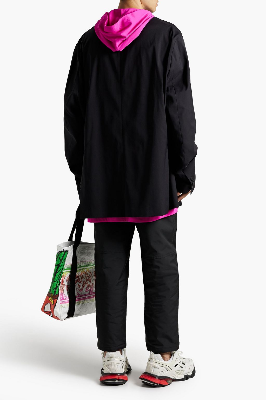 BALENCIAGA Oversized crepe blazer