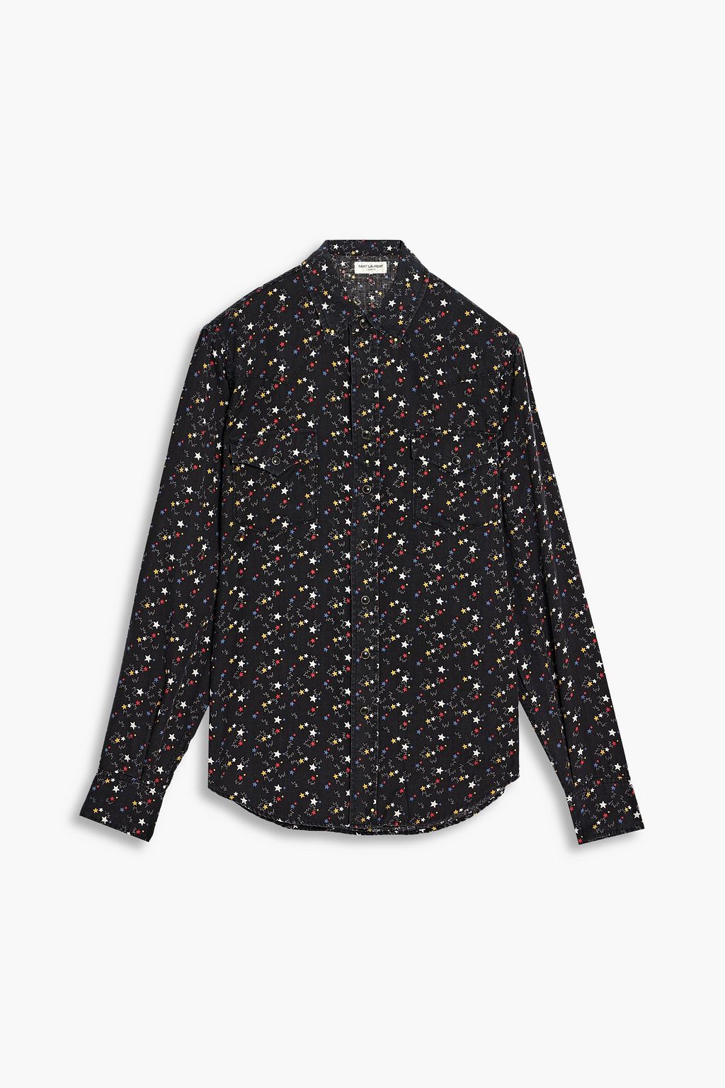 SAINT LAURENT Printed Lyocell shirt | THE OUTNET