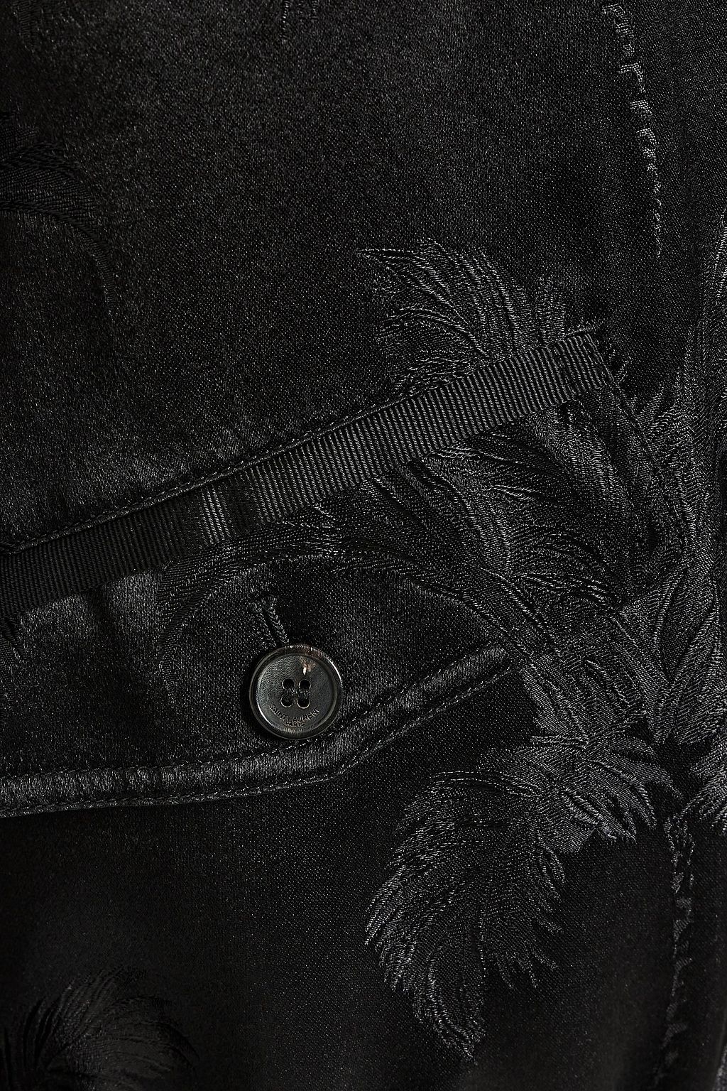 SAINT LAURENT Satin-jacquard jacket