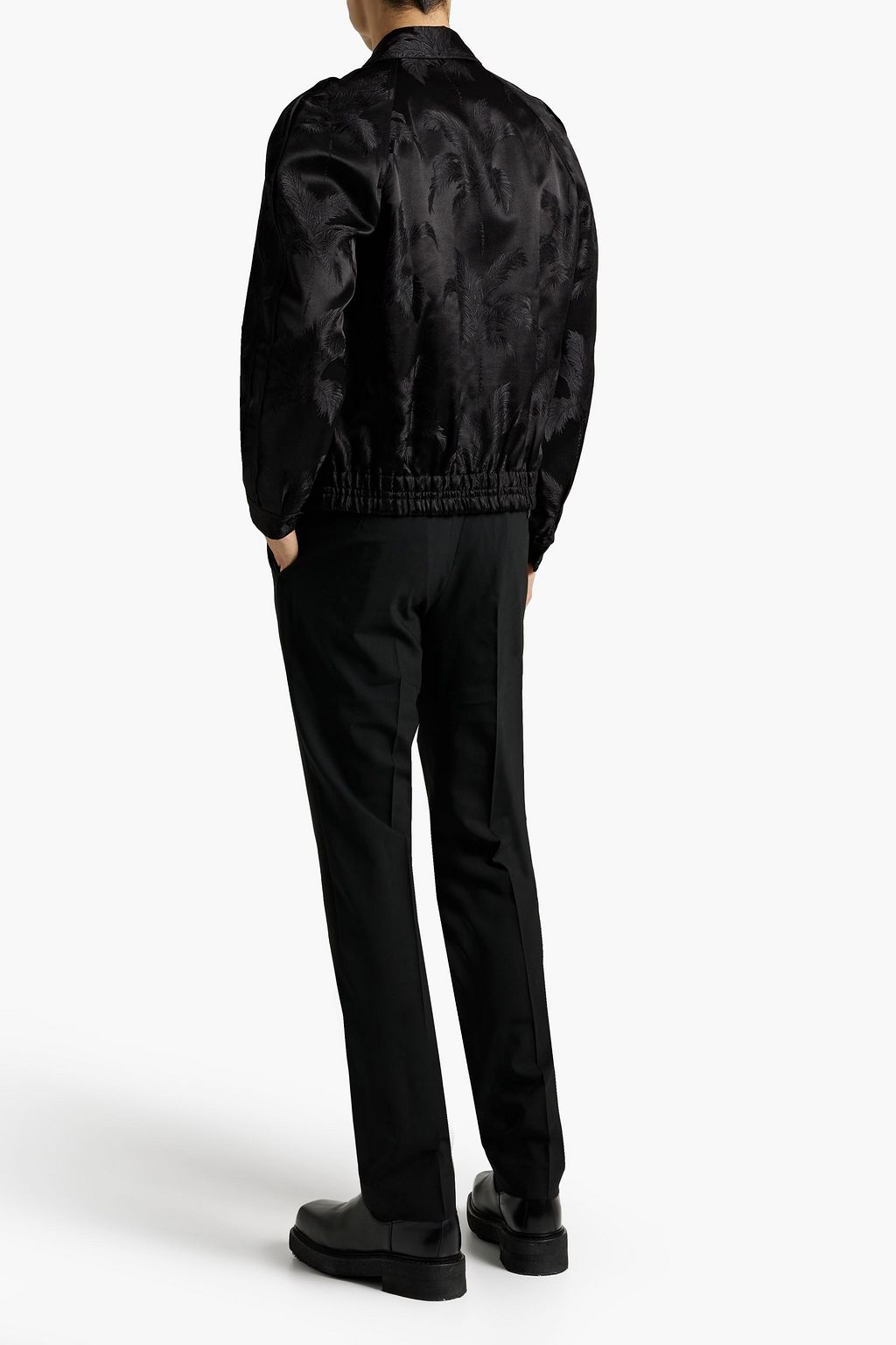 SAINT LAURENT Satin-jacquard jacket