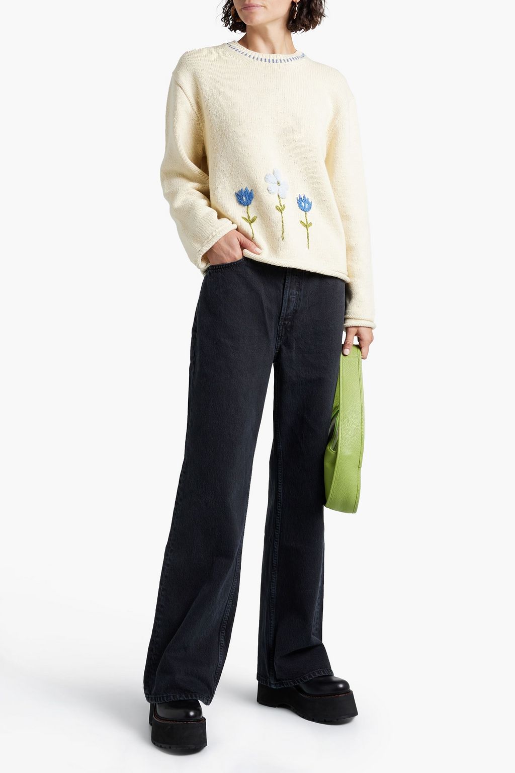 RE/DONE 70s high-rise wide-leg jeans