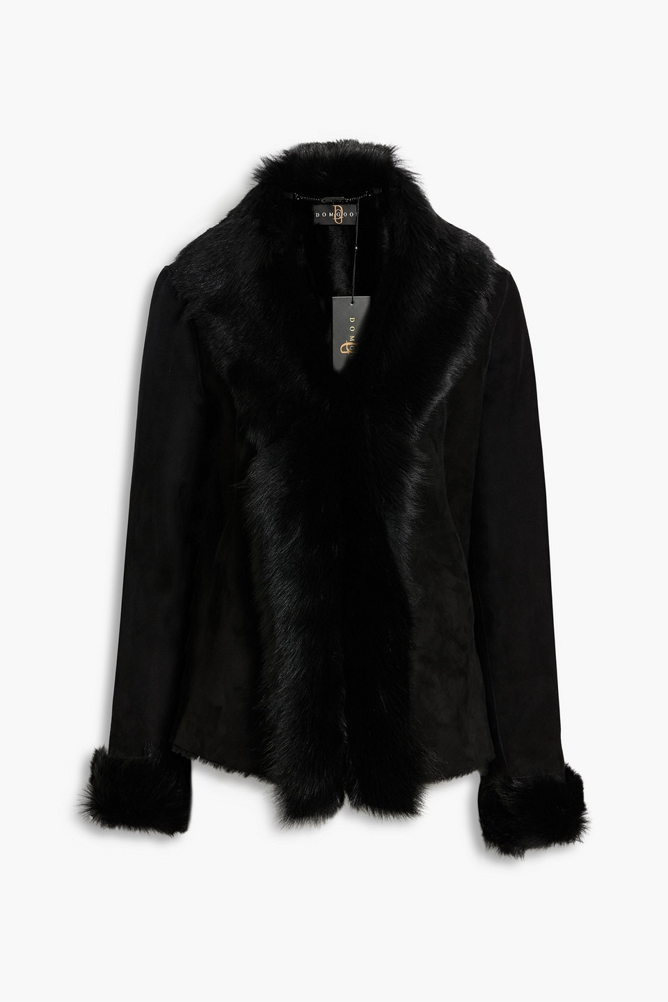 Dom Goor Shearling Jacket In Black