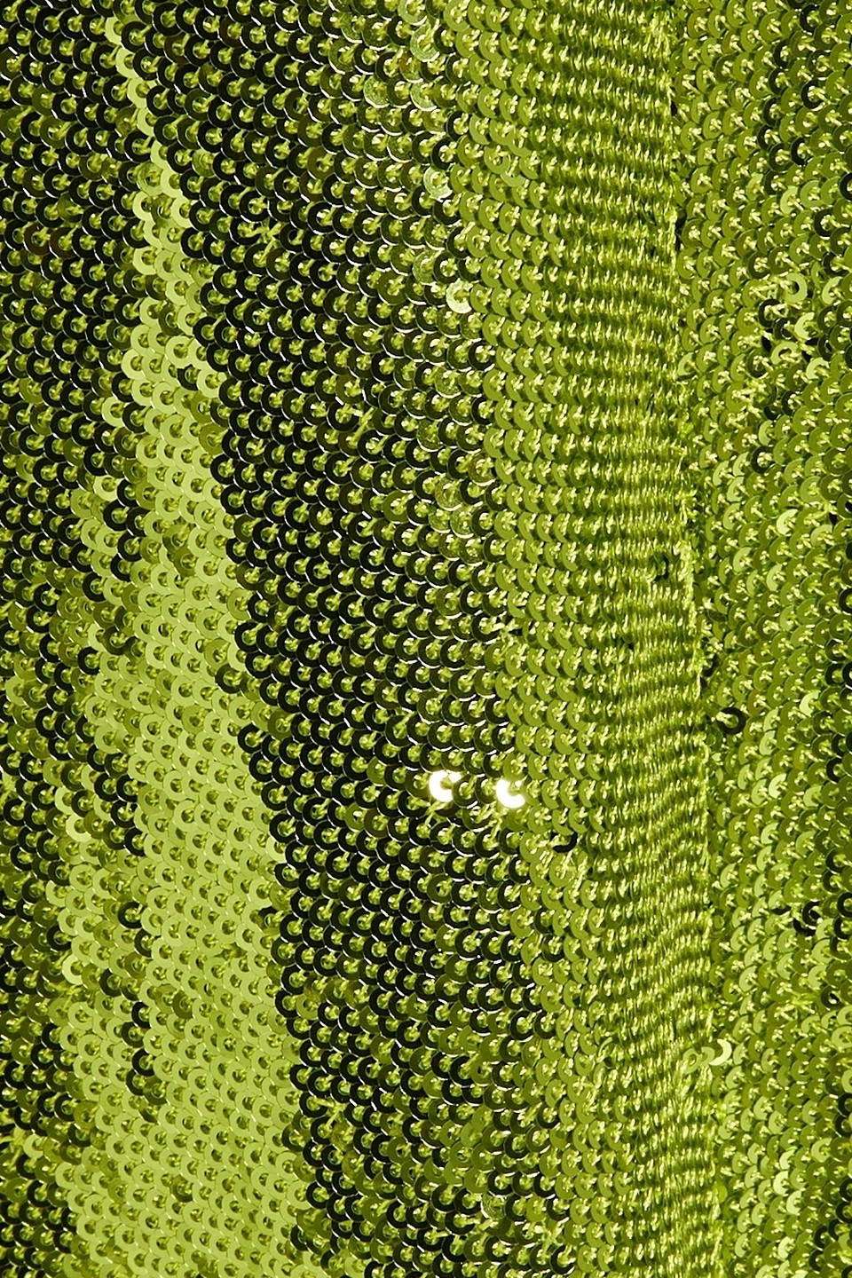 Halston Kiara Sequin Plunge Neck Gown In Lime Green