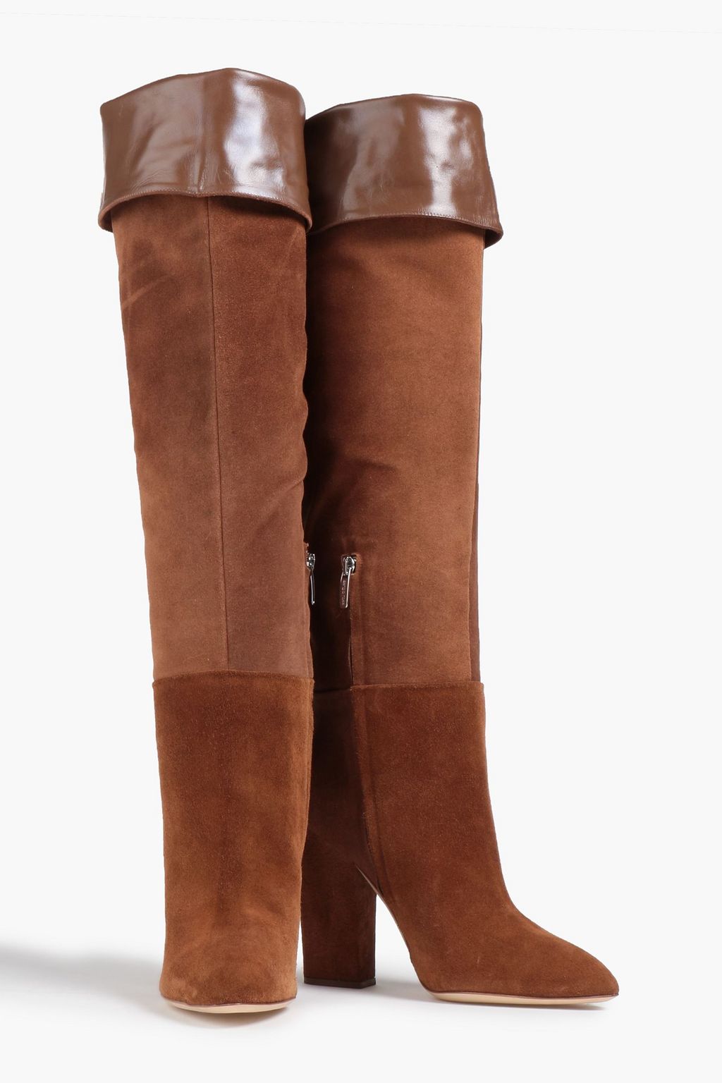 SERGIO ROSSI Suede over-the-knee boots