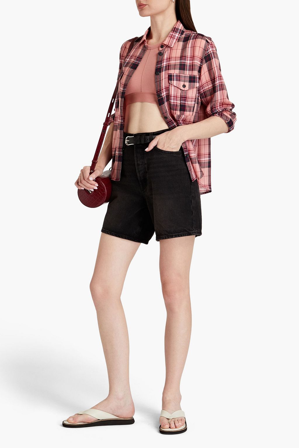 RAG & BONE Maya denim shorts