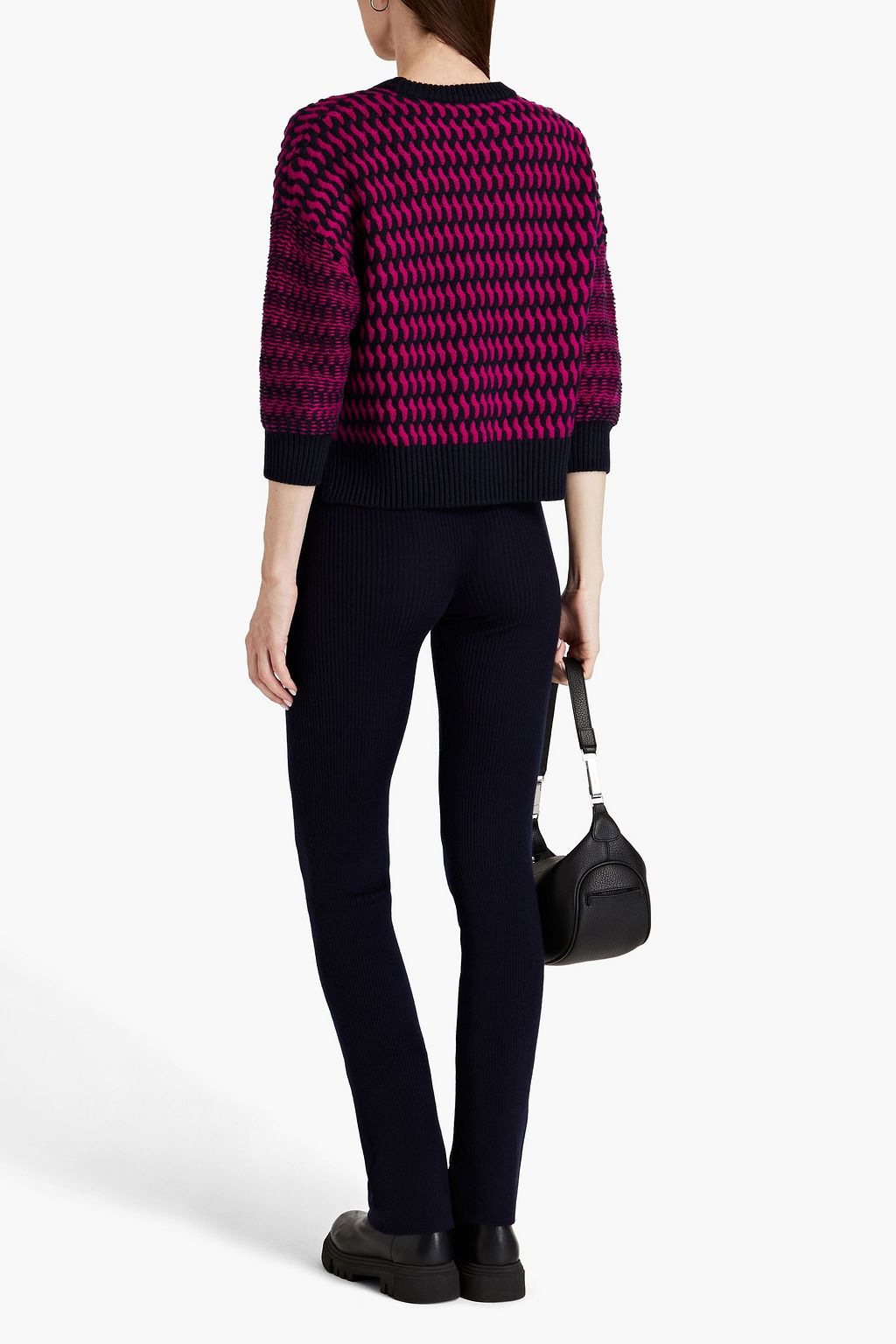 RAG & BONE Emory ribbed wool-blend slim-leg pants