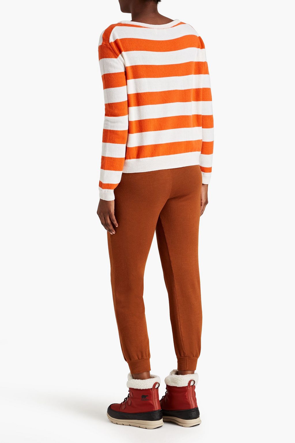 WE NORWEGIANS Gullholmen striped merino wool and cashmere-blend sweater
