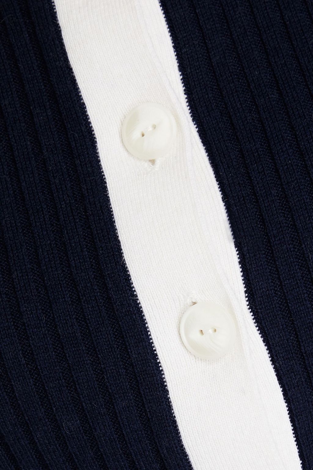 RAG & BONE Navaya ribbed cotton and cashmere-blend cardigan | Sale up to 70% off | THE OUTNET