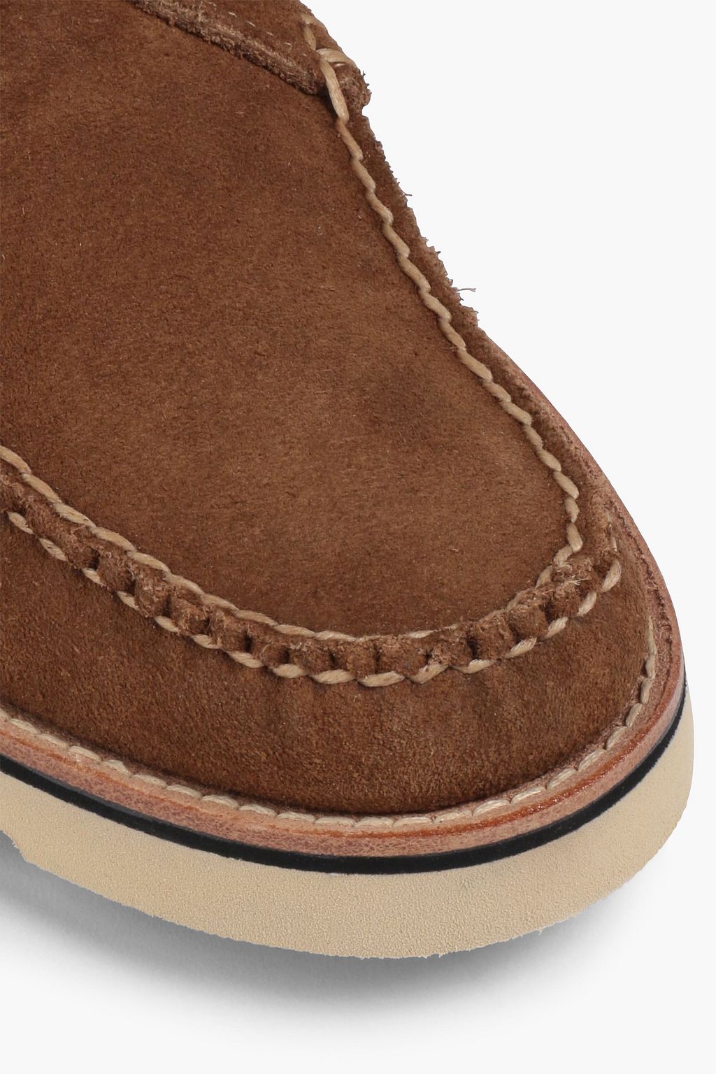 G.H. BASS & CO Weejuns Tie Reverso suede boat shoes