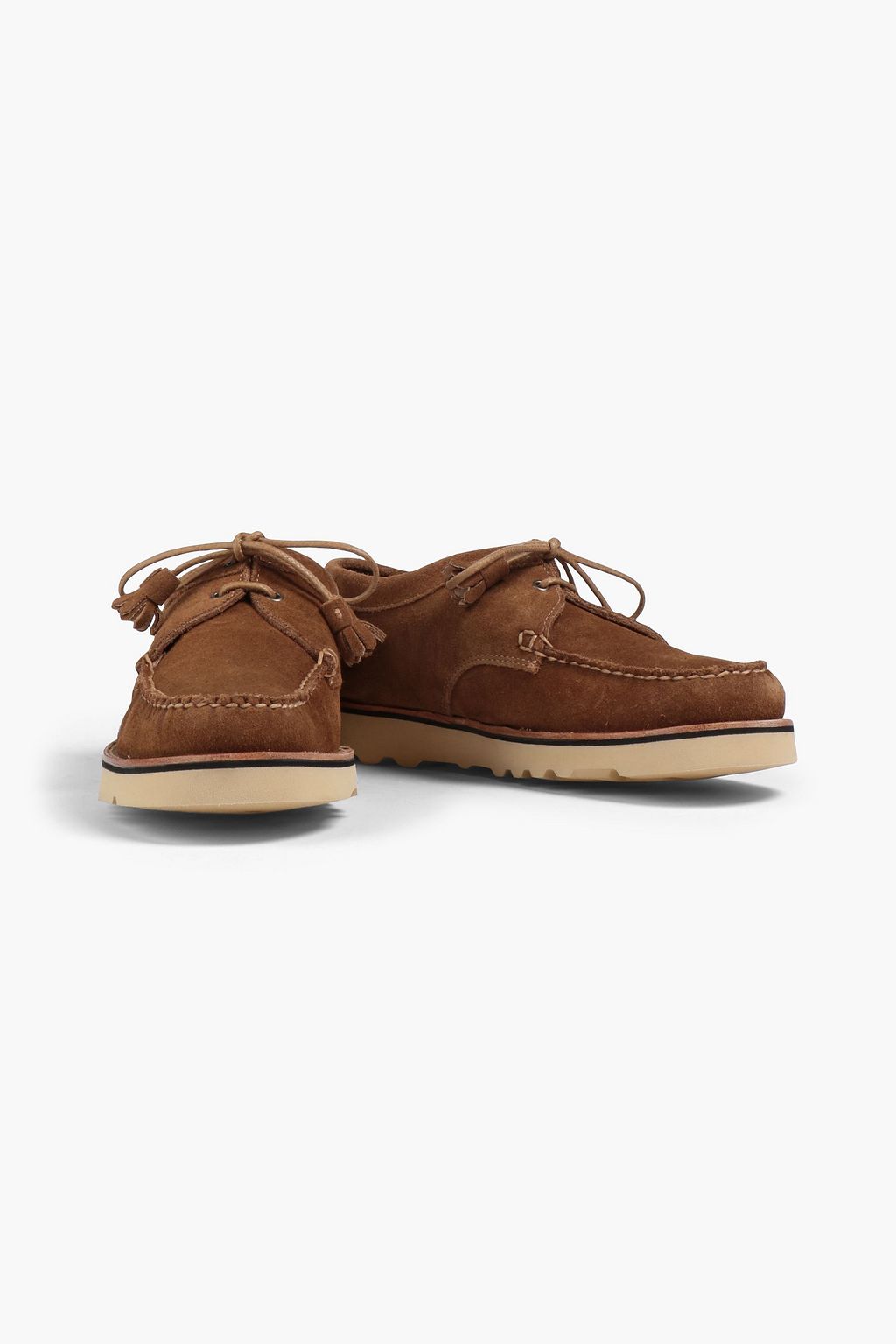 G.H. BASS & CO Weejuns Tie Reverso suede boat shoes
