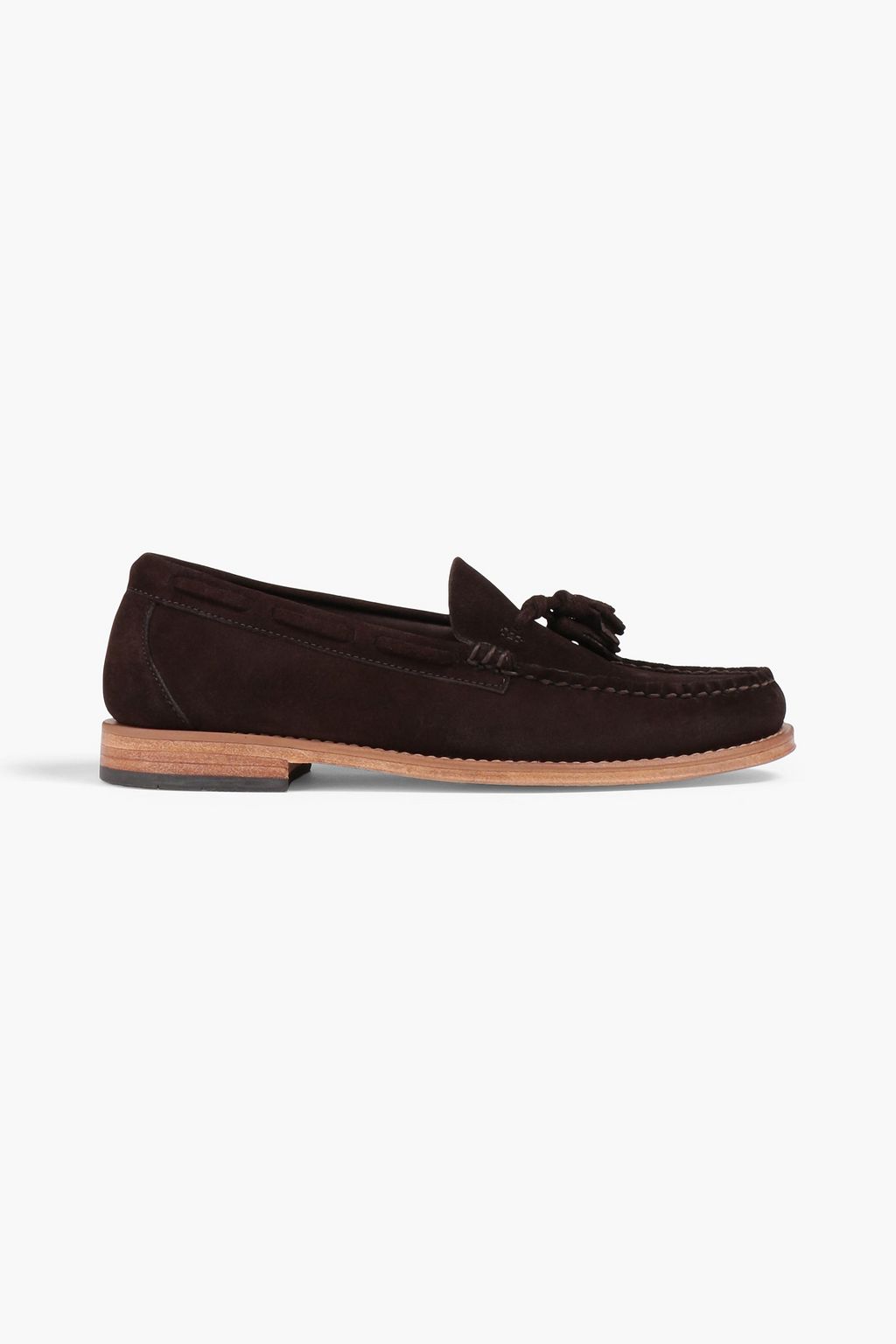 Landmand glide Ufrugtbar G.H. BASS & CO Weejuns Heritage Larkin tasseled suede loafers | Sale up to  70% off | THE OUTNET