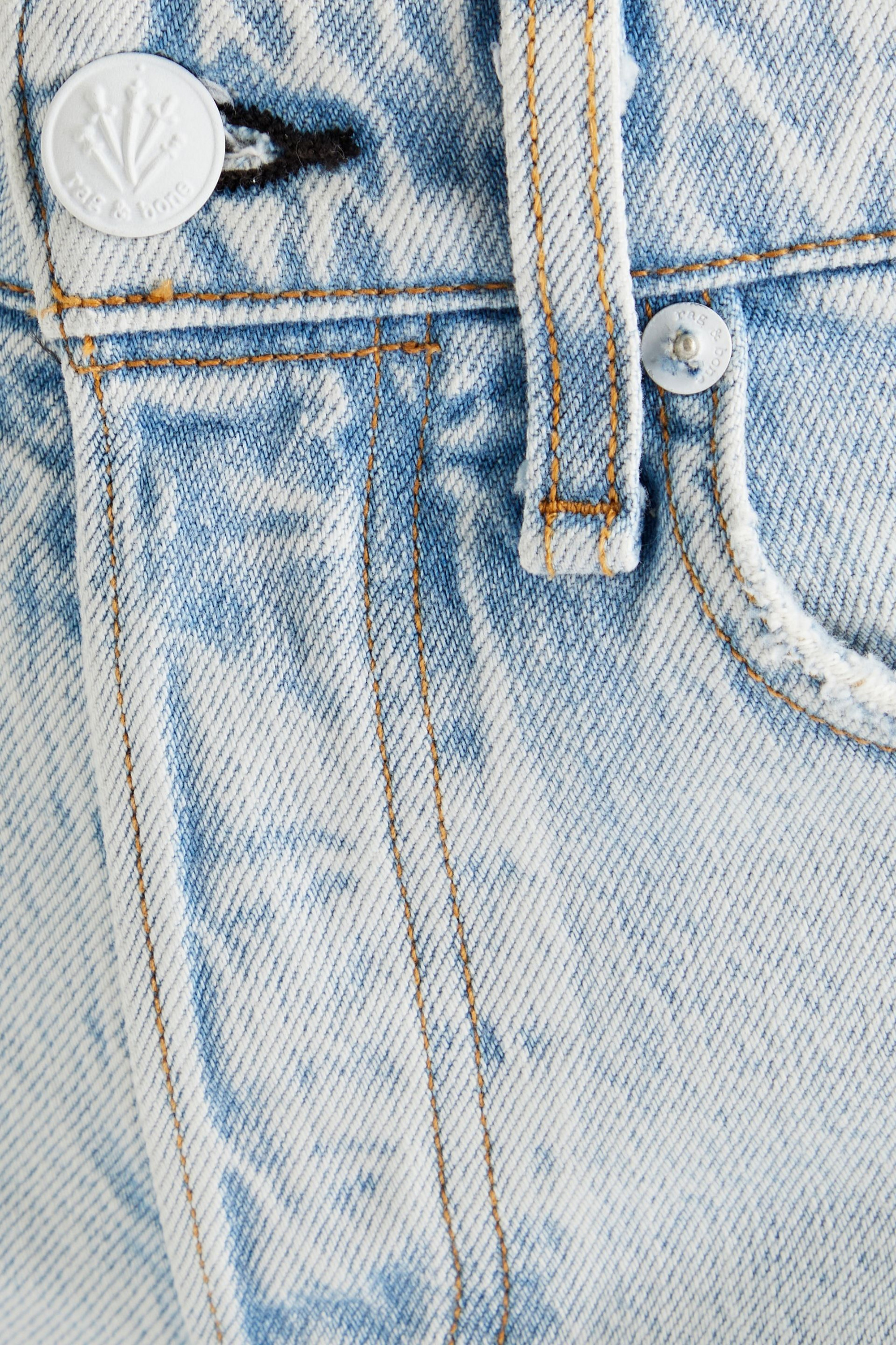 rag & bone Maya distressed denim shorts thumbnail