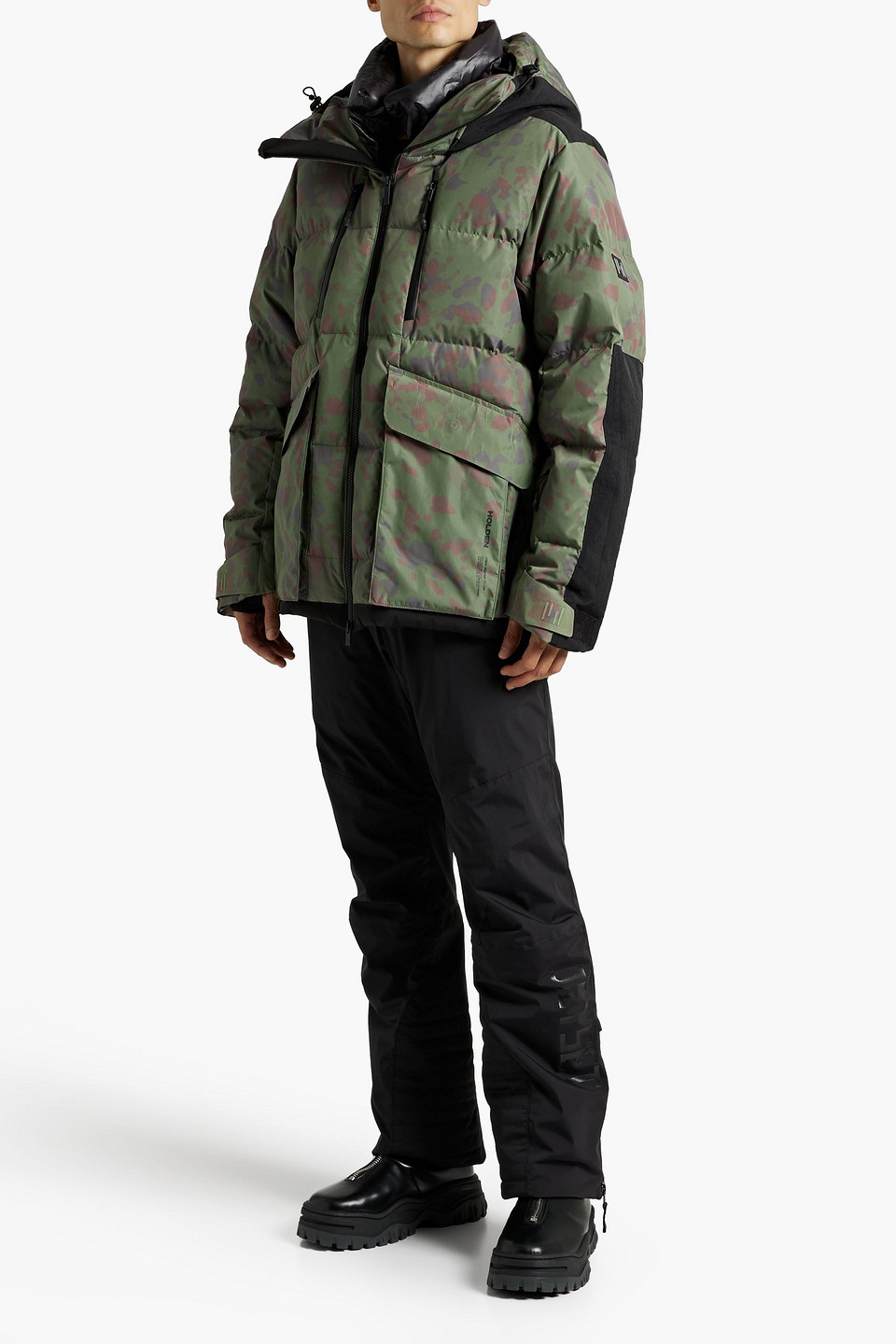 Holden Peak quilted down hooded ski jacket | Smart Closet