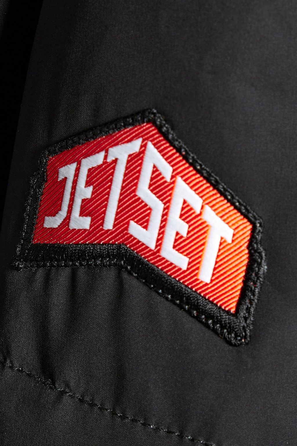 JETSET Shell-paneled printed stretch-jersey ski jacket