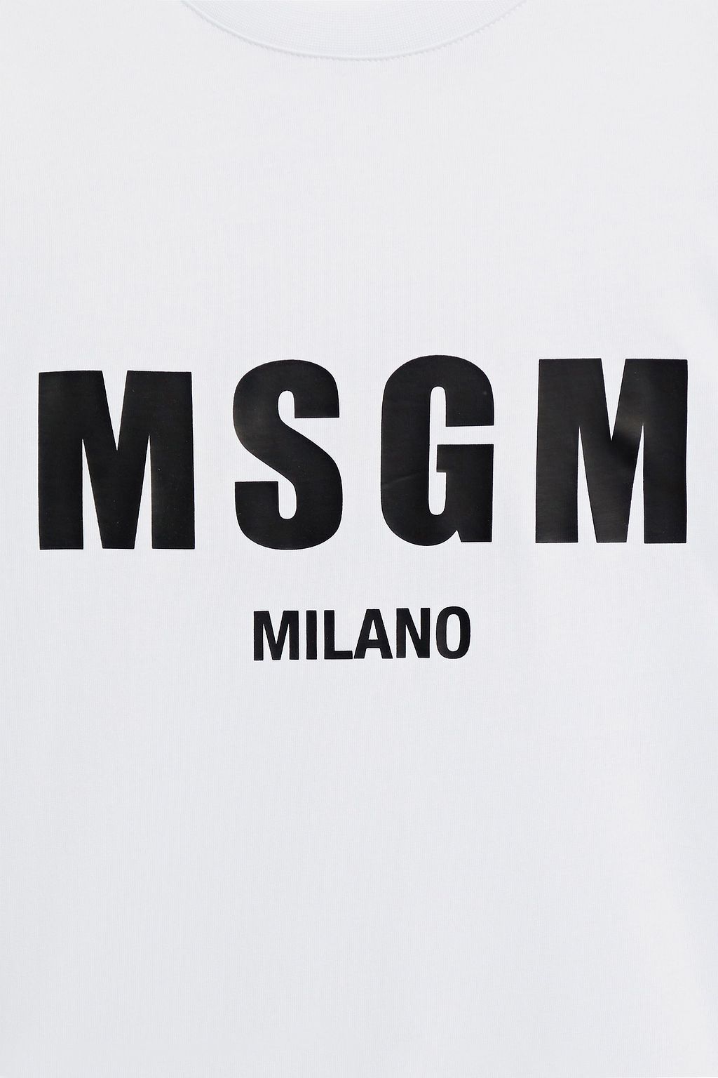 MSGM Logo-print cotton-jersey T-shirt