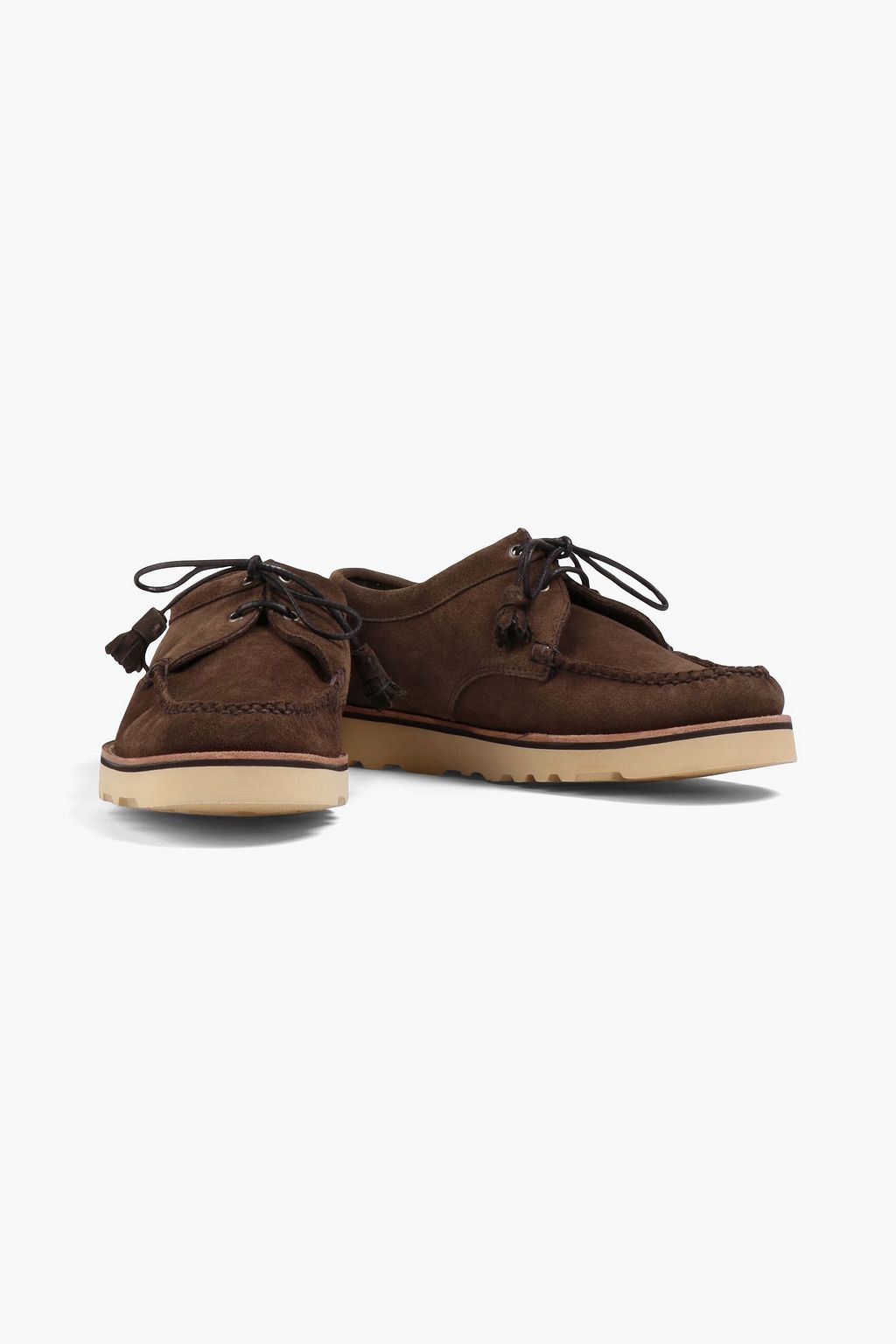 G.H. BASS & CO Weejuns Tie Reverso suede boat shoes