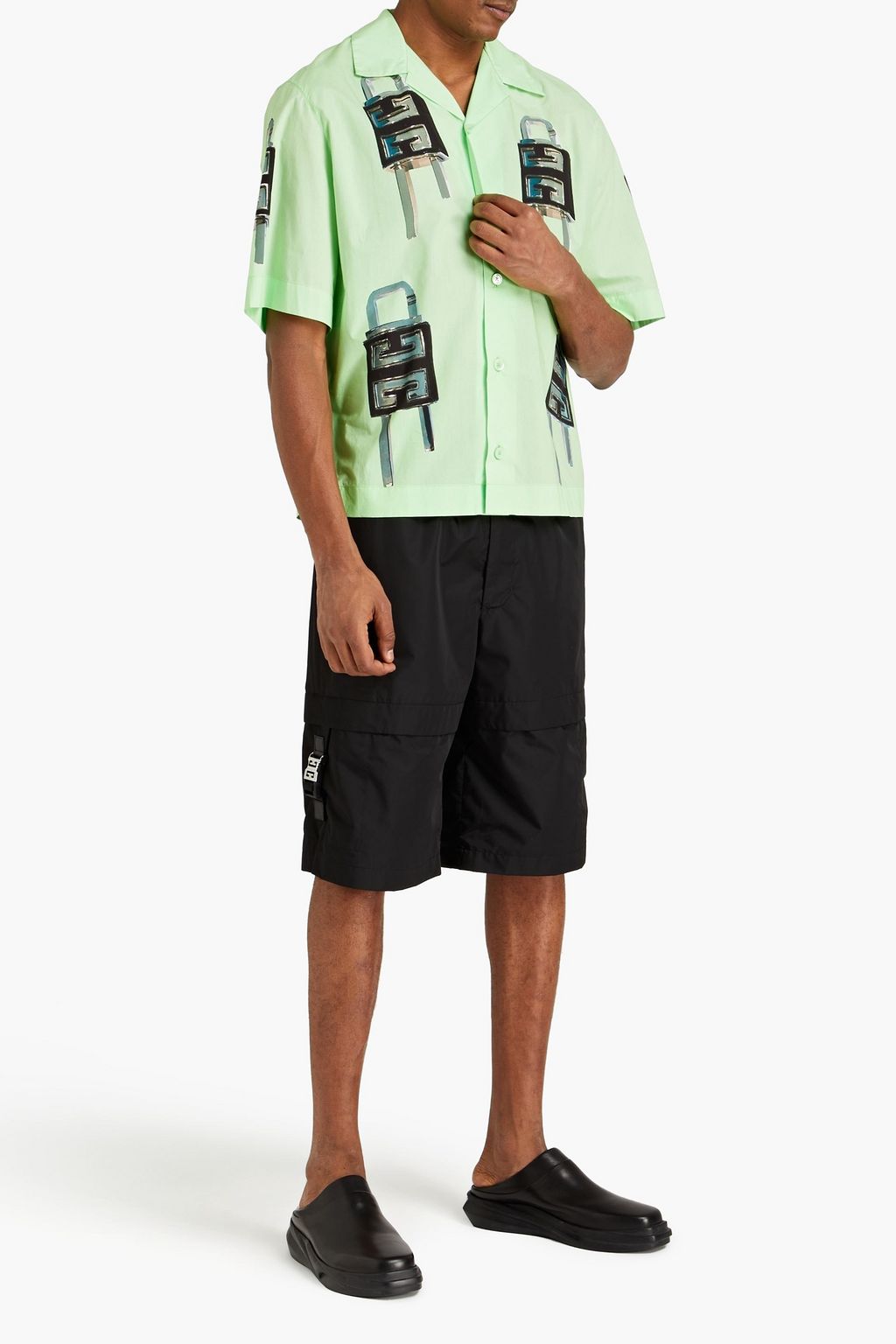 GIVENCHY Printed cotton-poplin shirt