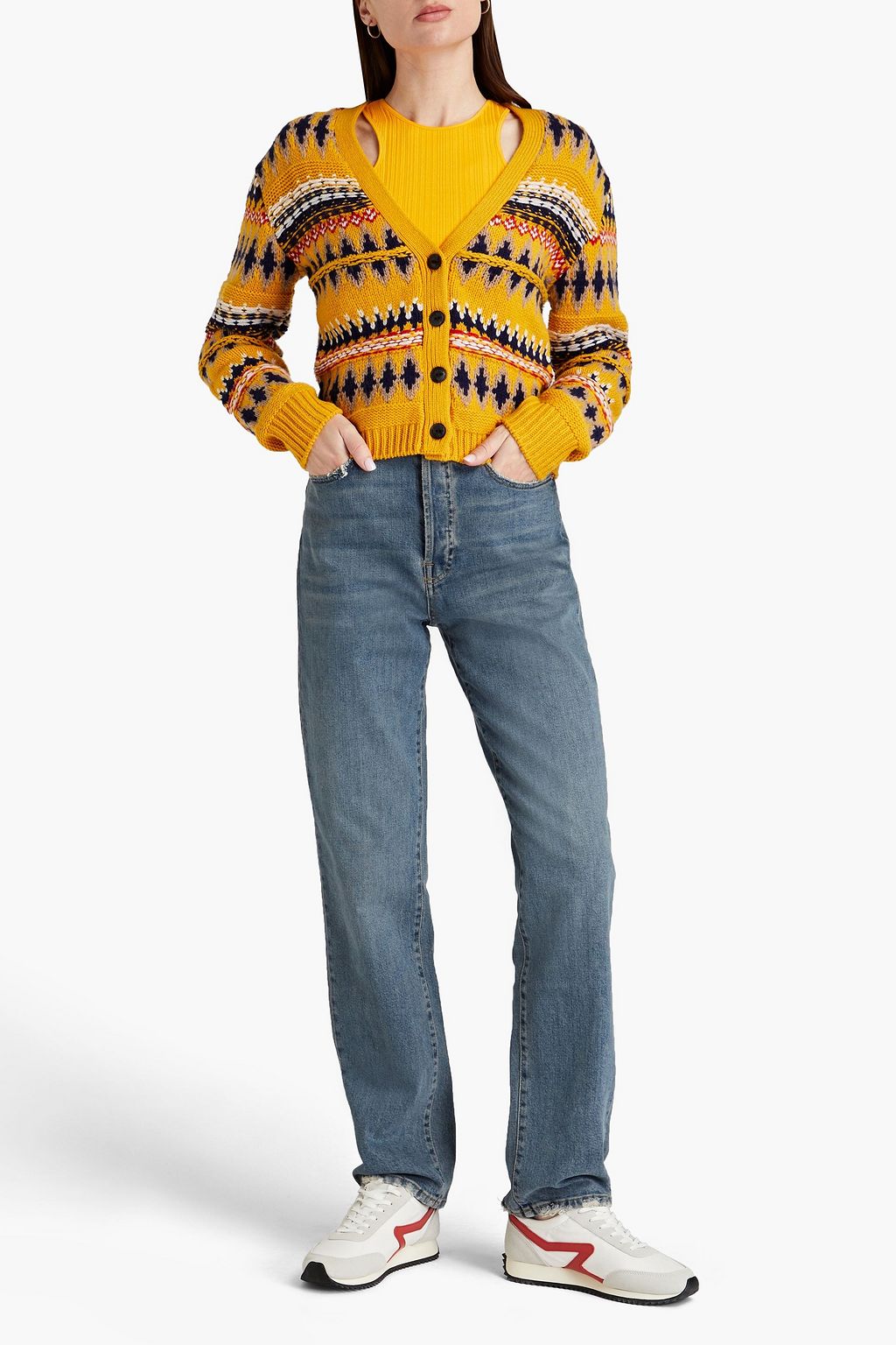 RAG & BONE ウールカーディガン フェアアイル