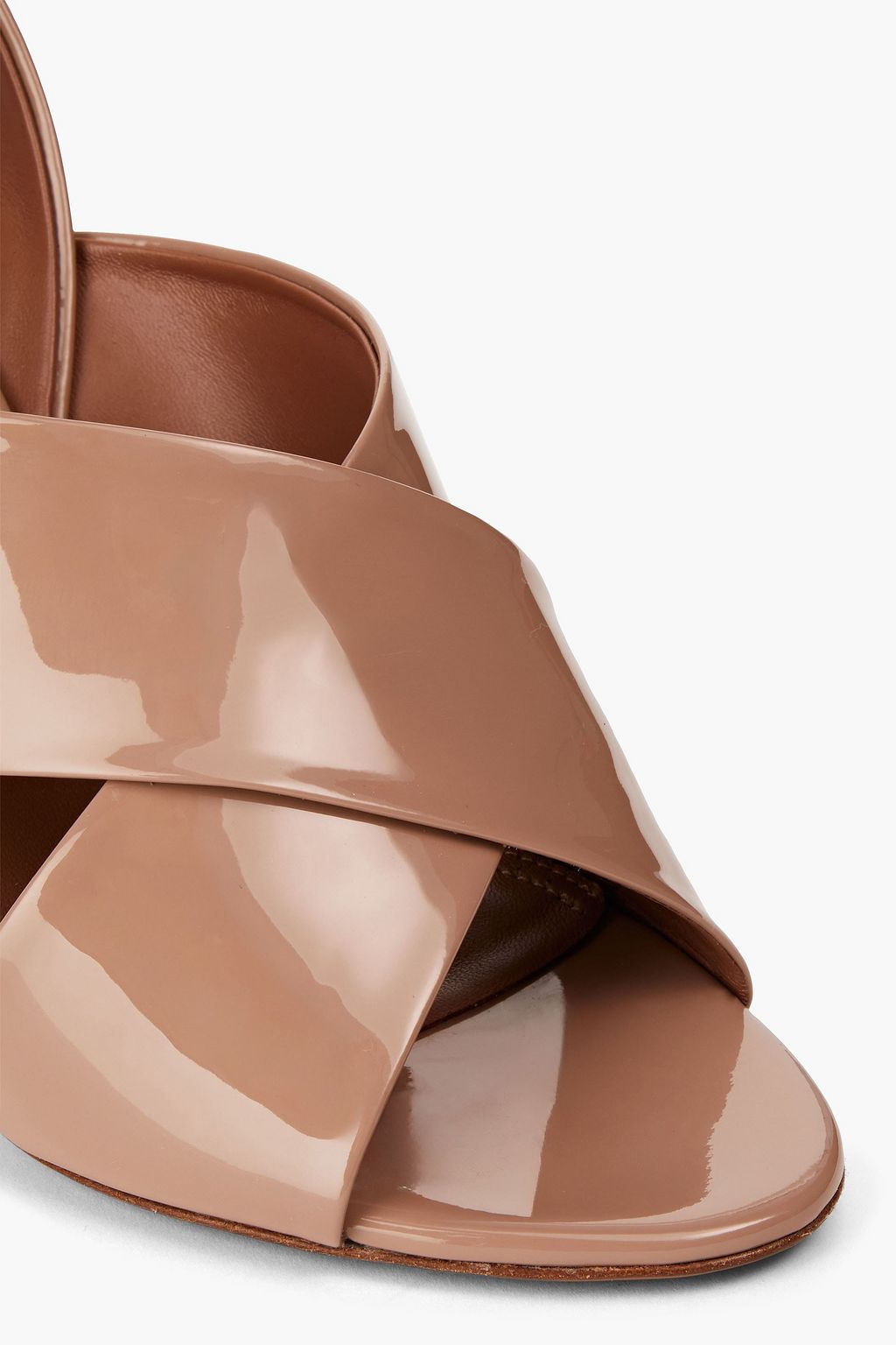 ALAÏA 페이턴트 가죽 샌들