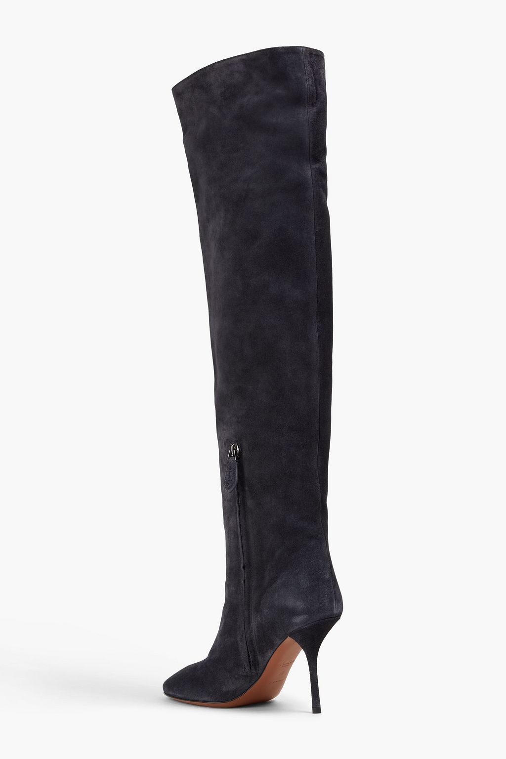 ALAÏA 90 suede thigh boots