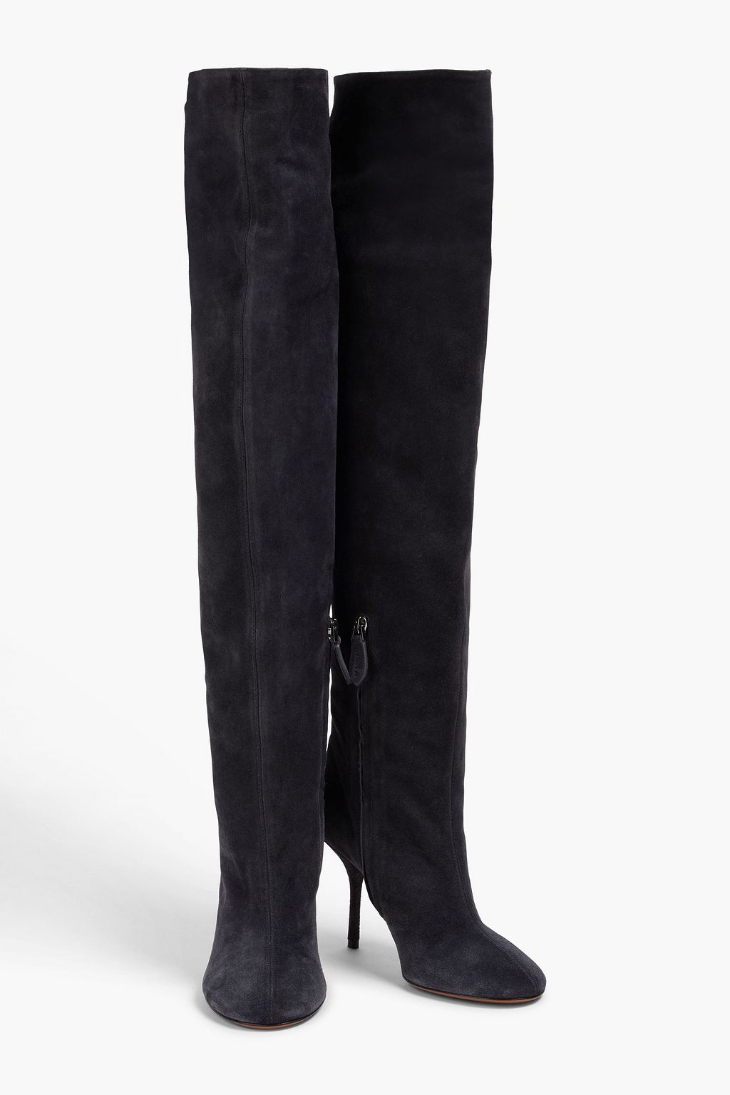 ALAÏA 90 suede thigh boots