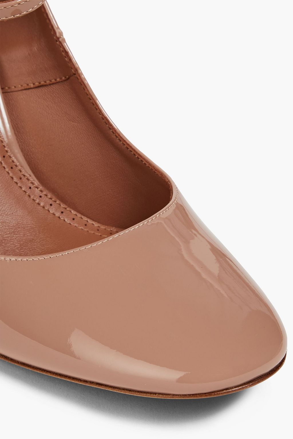 ALAÏA 90 patent-leather Mary Jane pumps
