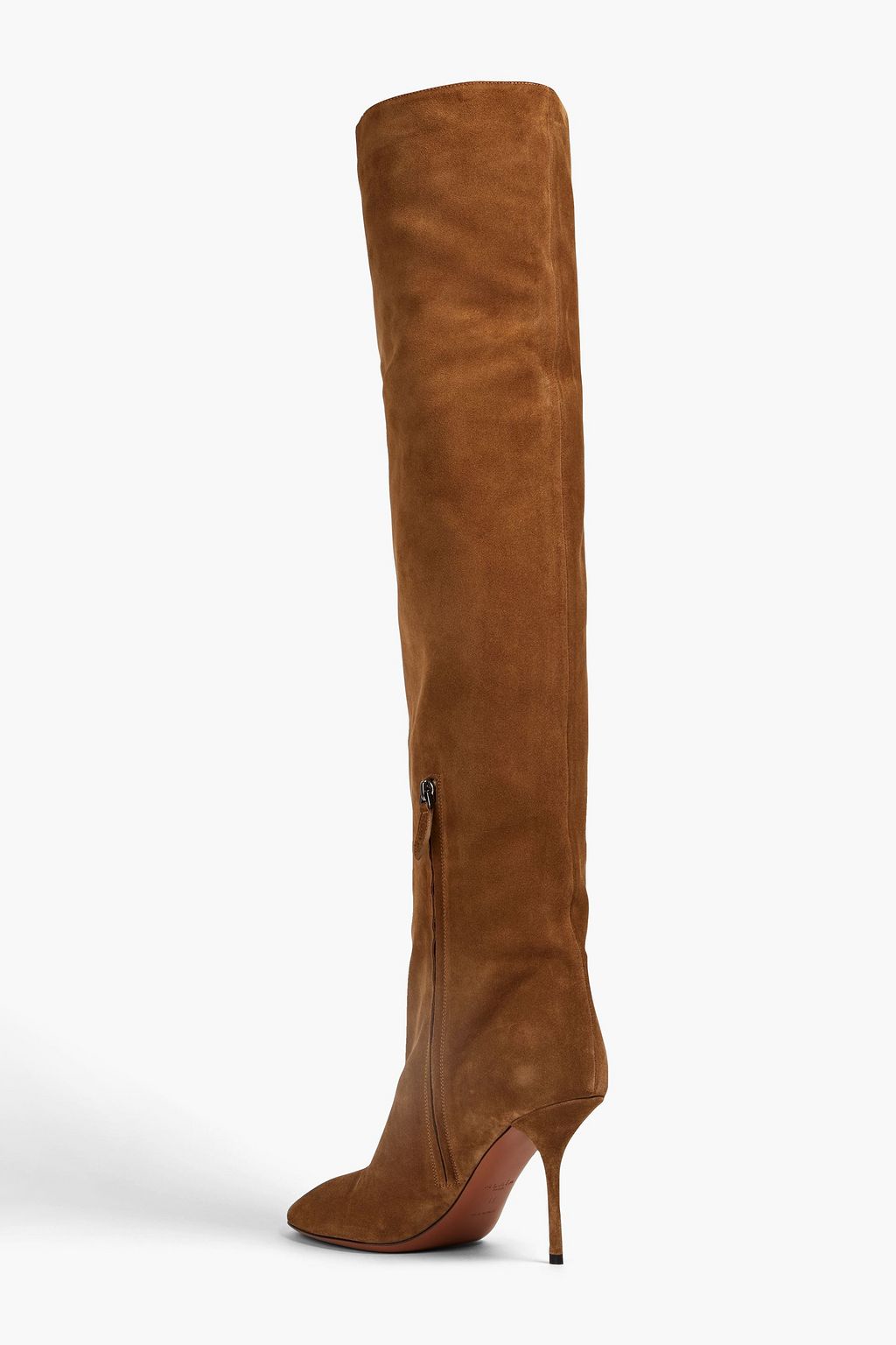 ALAÏA 90 스웨이드 싸이하이 부츠