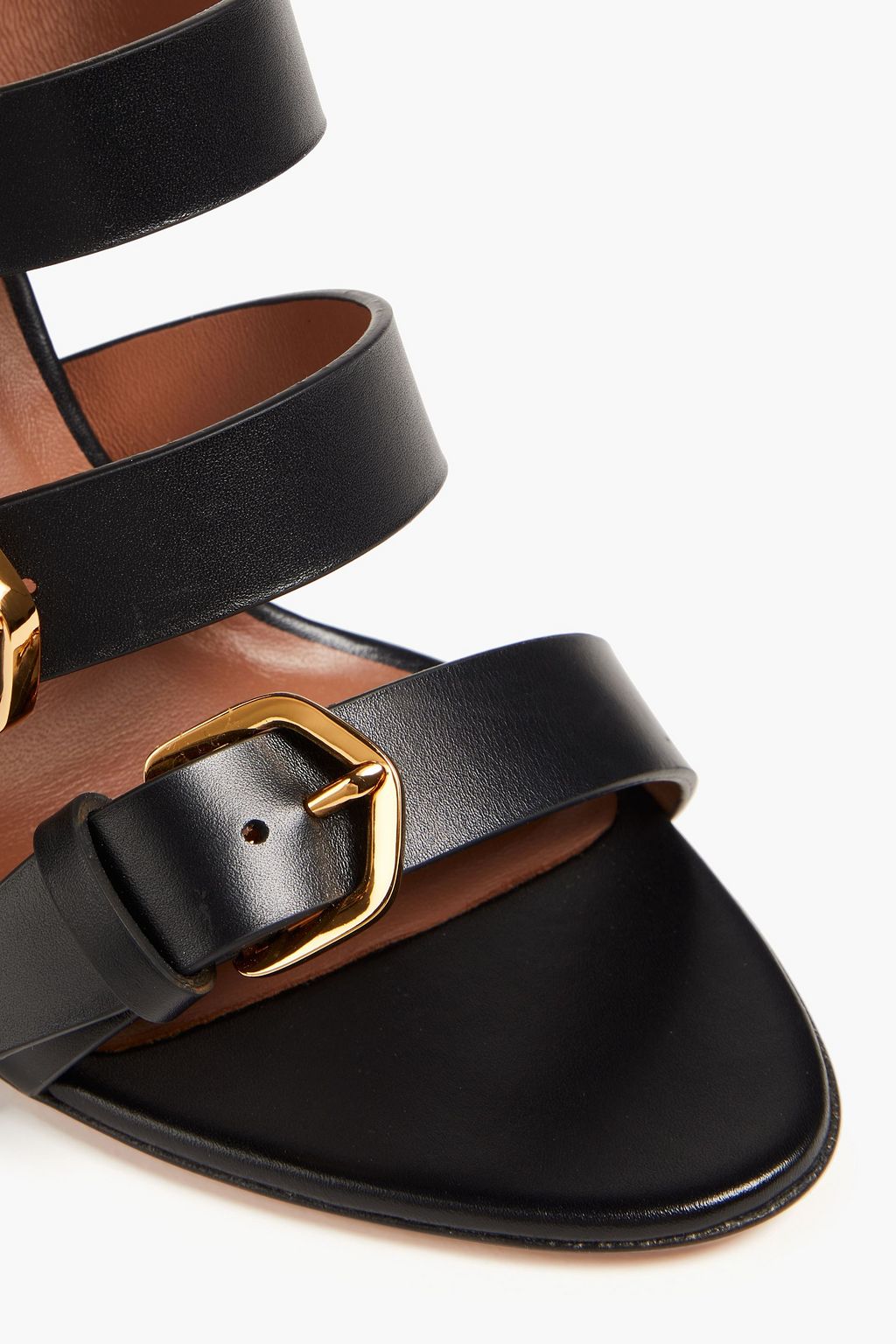 ALAÏA 90 buckled leather sandals