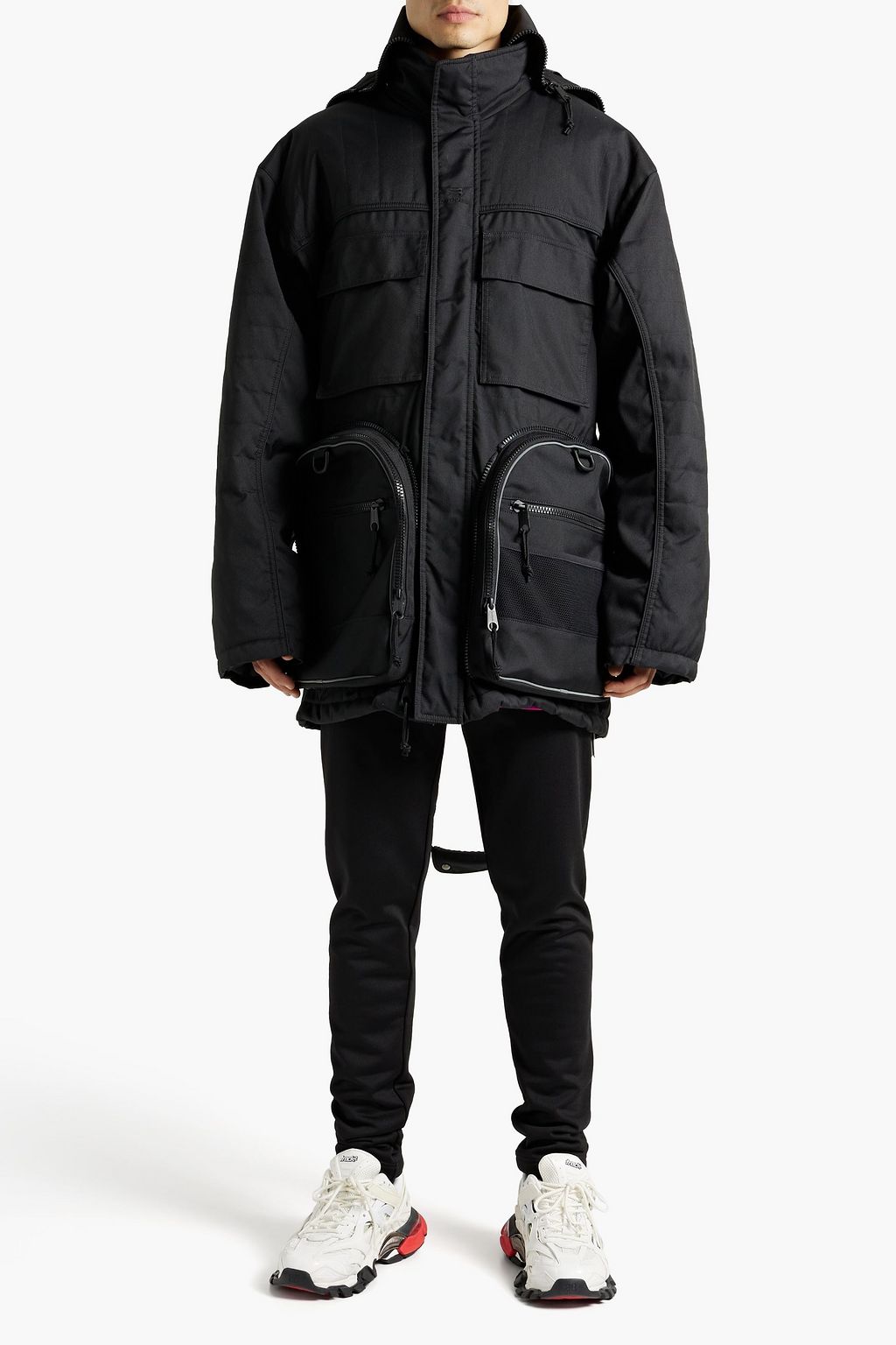 BALENCIAGA Convertible shell parka