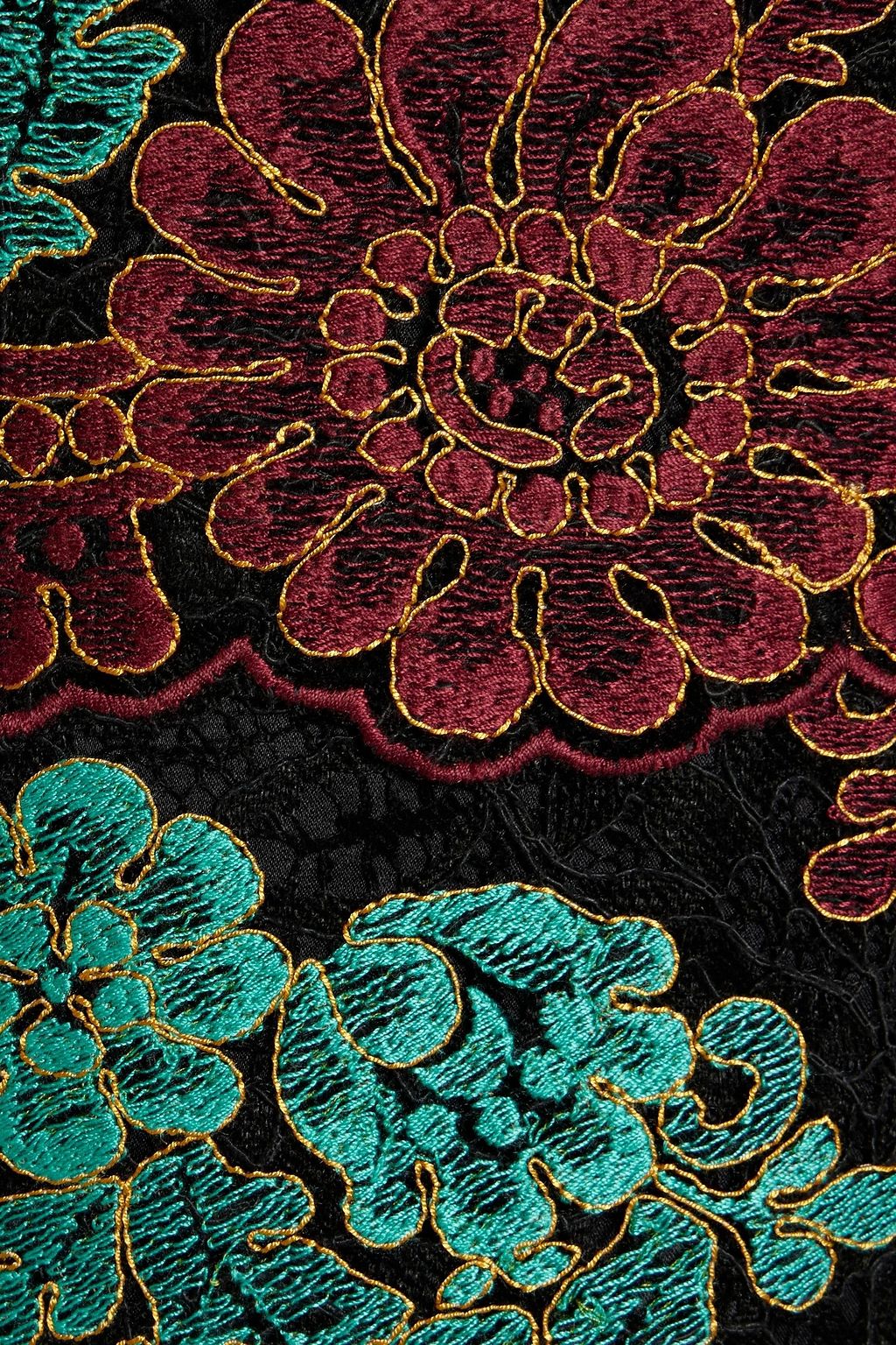 DOLCE&GABBANA 스캘럽 디테일 코드 레이스 미니 드레스