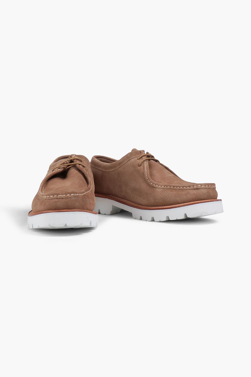 G.H. BASS & CO Ranger Moc Wallace suede derby shoes