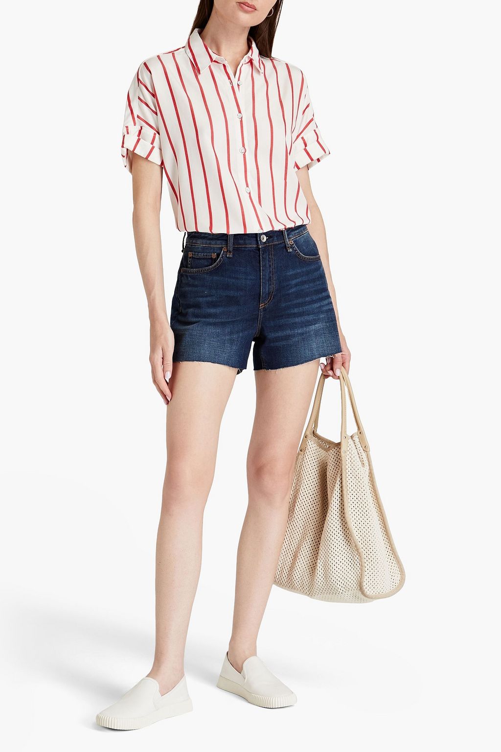 RAG & BONE Striped twill shirt