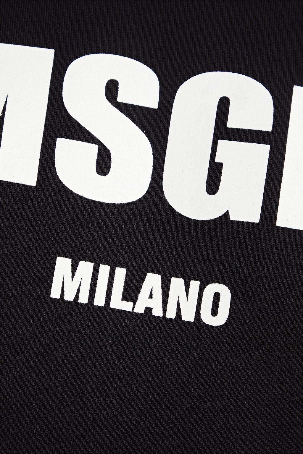 MSGM Logo-print French cotton-terry sweatshirt